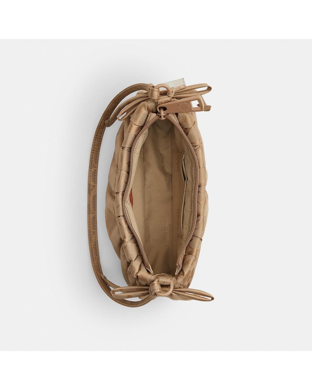 Coachtopia Natural Loop Ruched Small Shoulder Bag