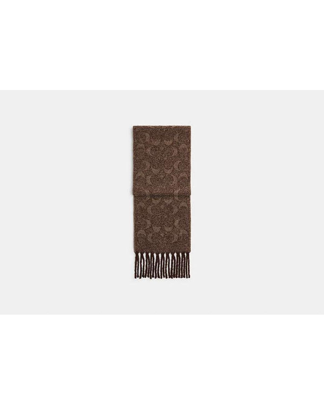 COACH Black Signature Muffler