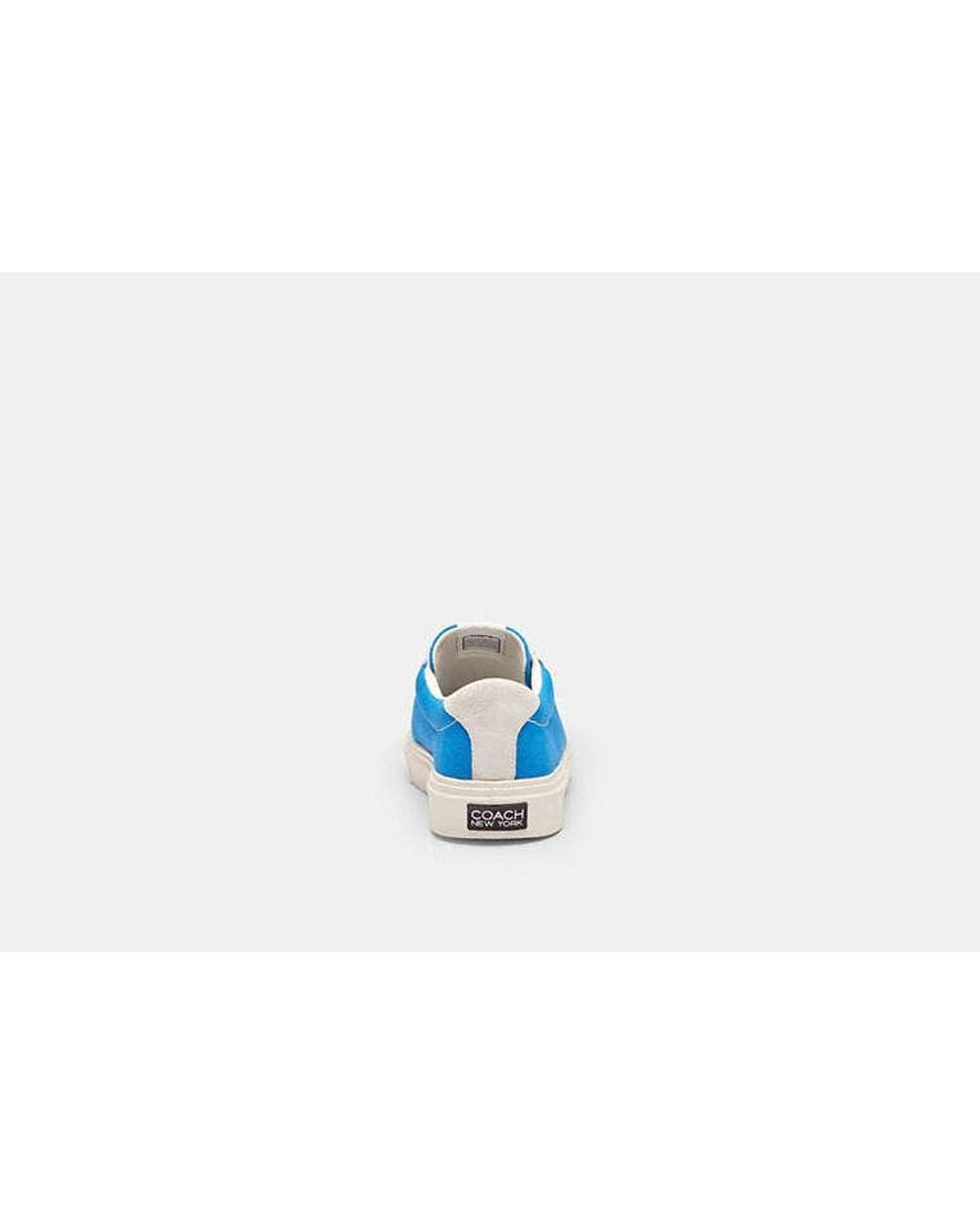 COACH Blue Skate Sneaker With Hardware for men