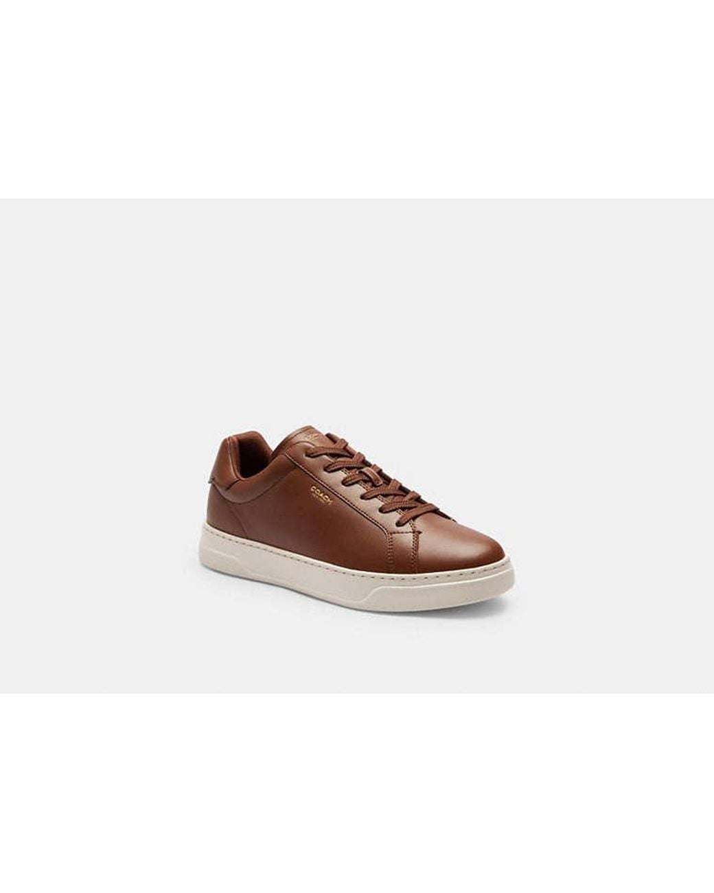 COACH Brown High Line Sneakers Shoes 10 D for men