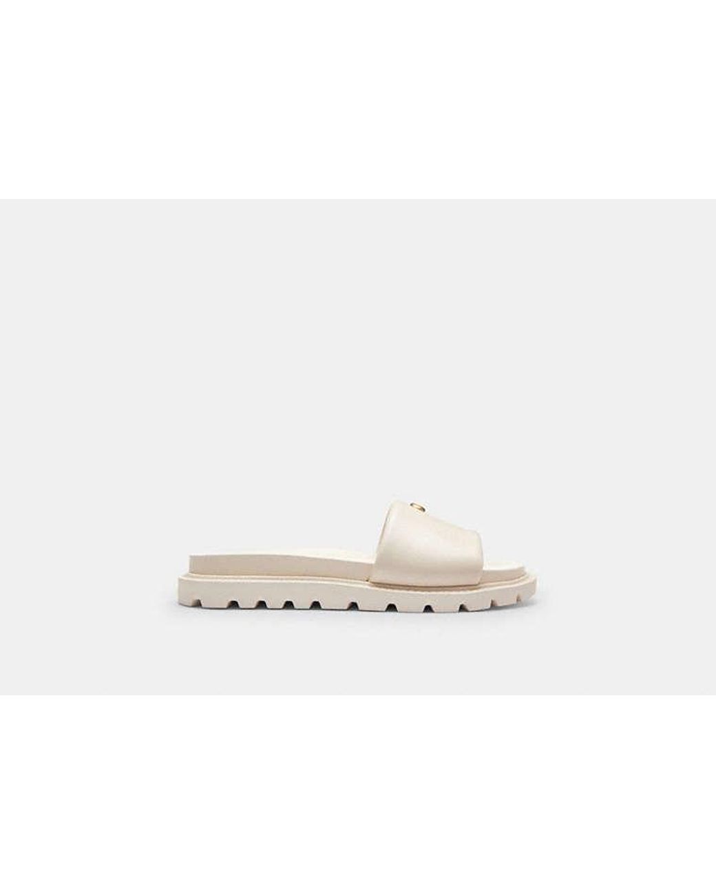 COACH Black Brynn Slide-Sandale Für Frauen