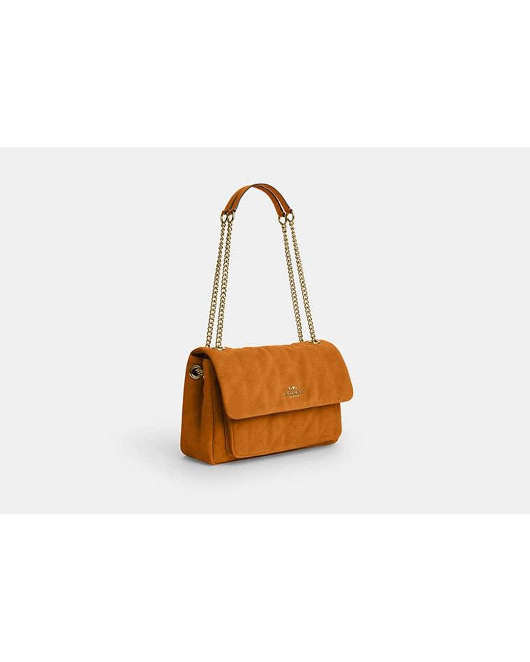 COACH Black Elodie Crossbody Bag With Quilting