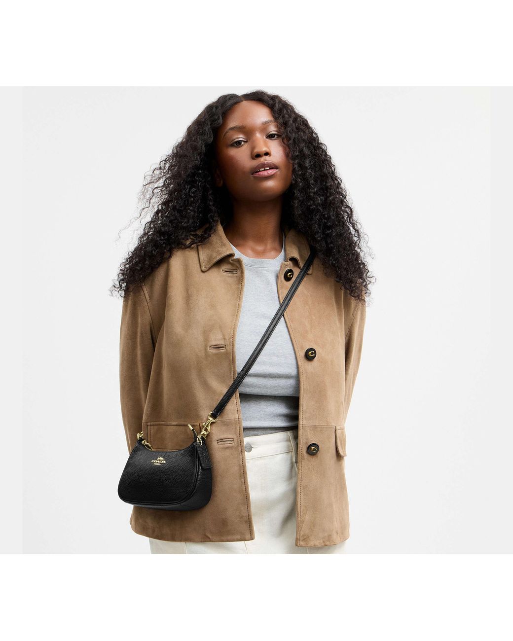 Borsa Mini Tracolla Teri di COACH in Black