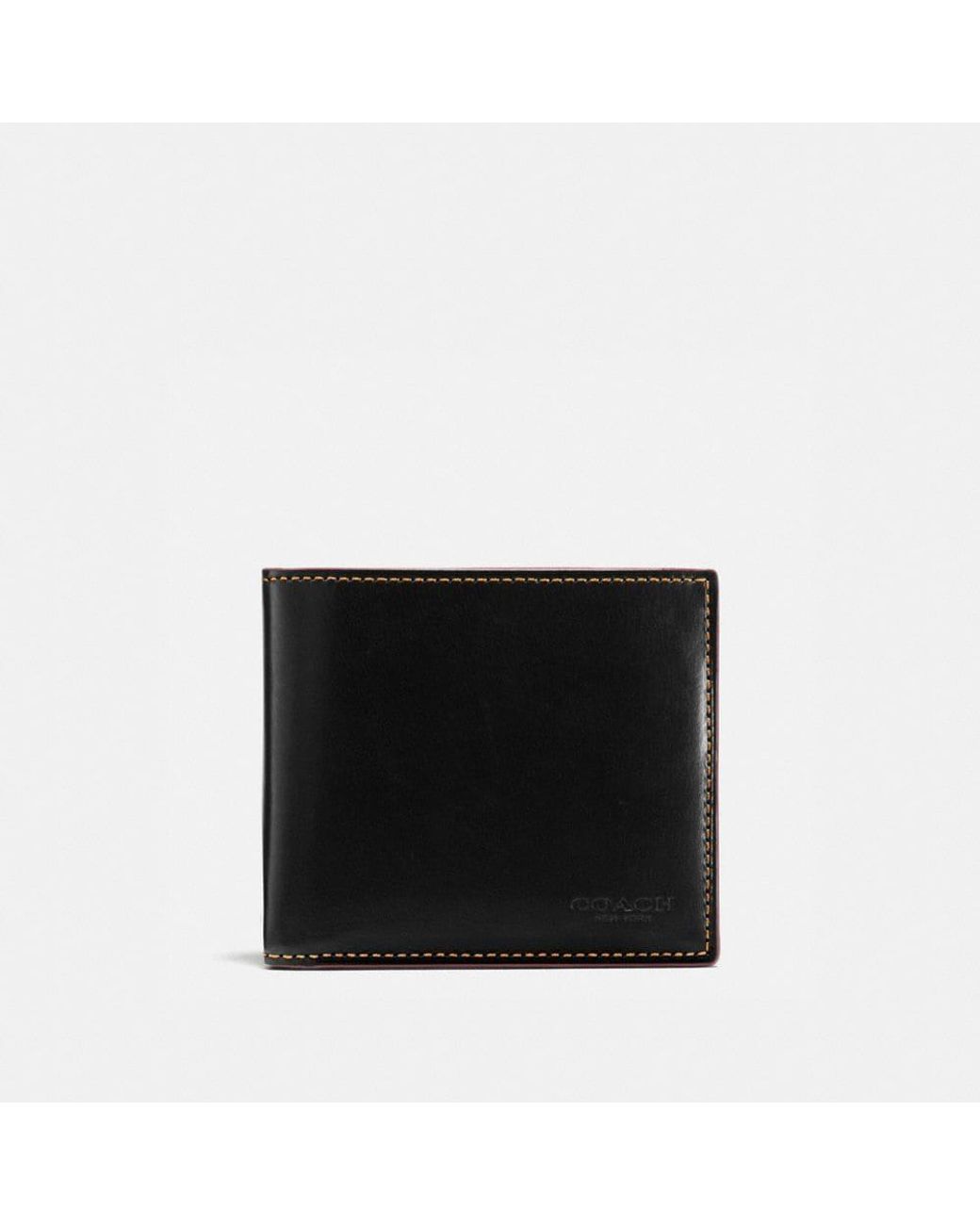 Coach boxed double billfold wallet sale