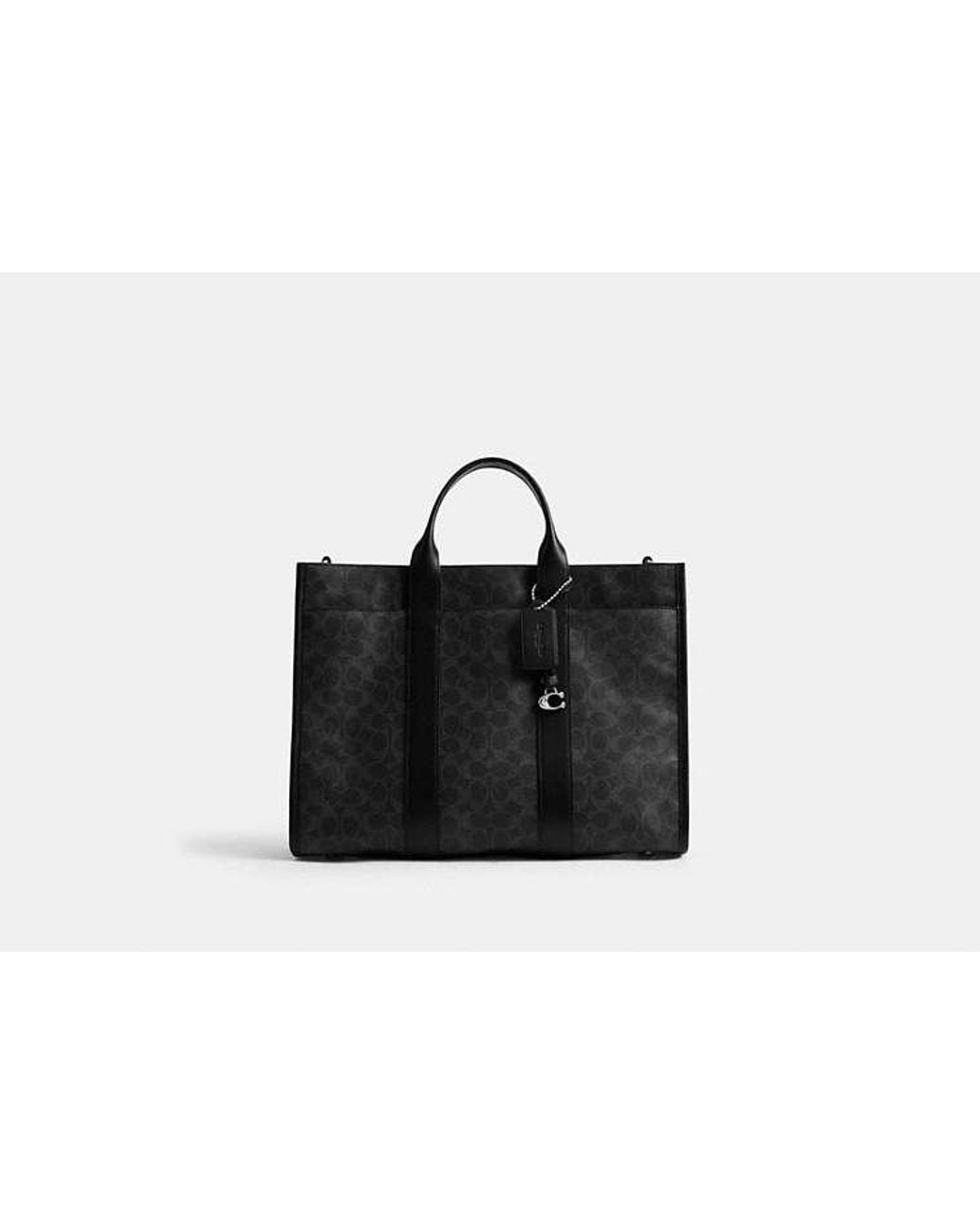 COACH Black Wesley Tote for men