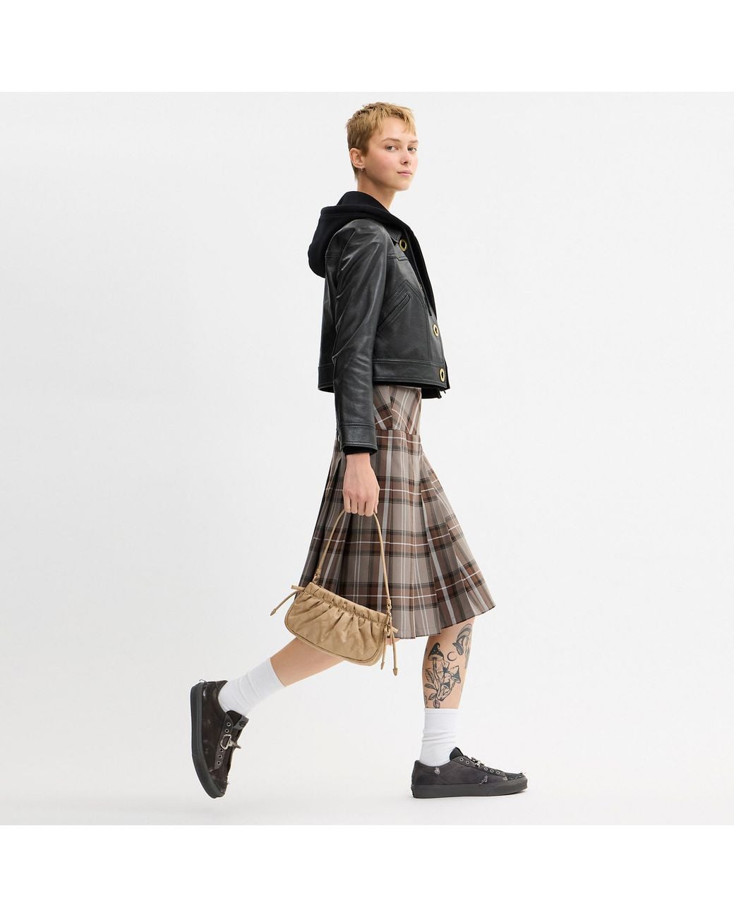 Coachtopia Natural Loop Ruched Small Shoulder Bag