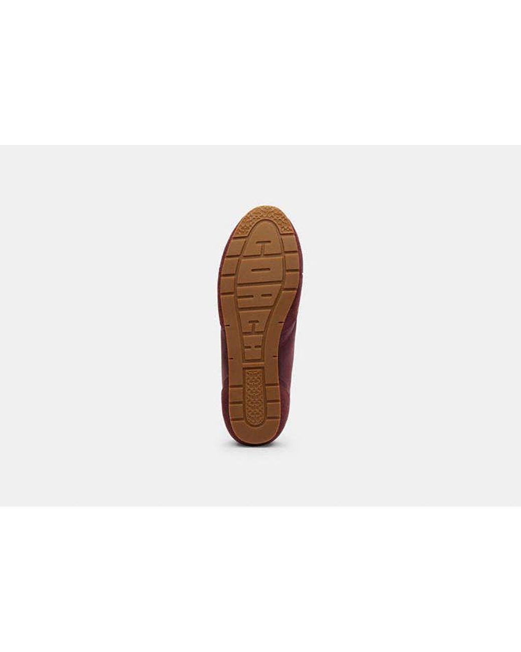 COACH Red Flat Sneaker