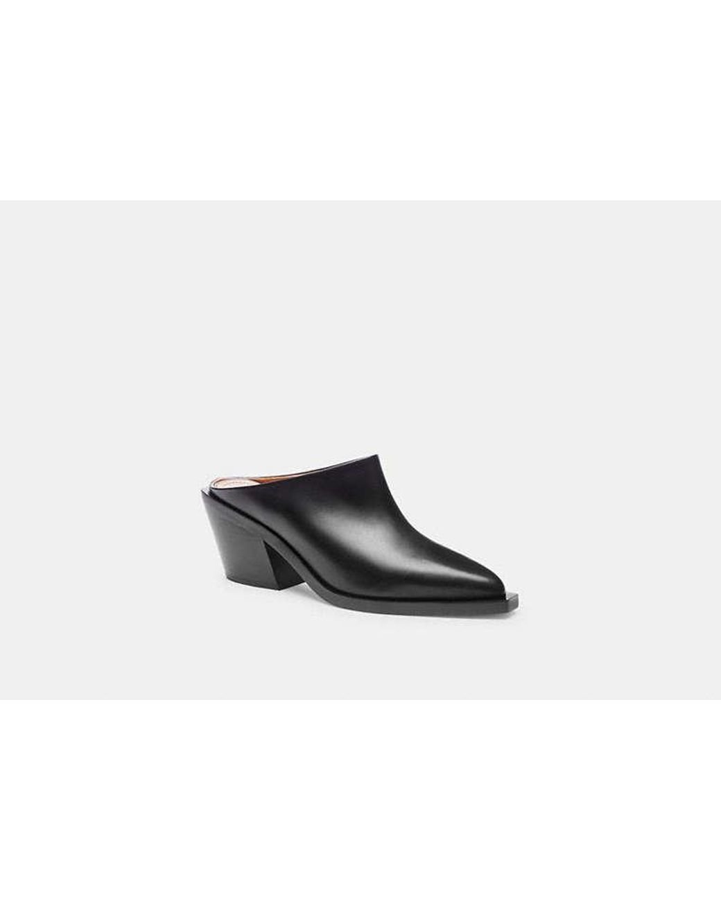 COACH Paloma Mule in Black Lyst