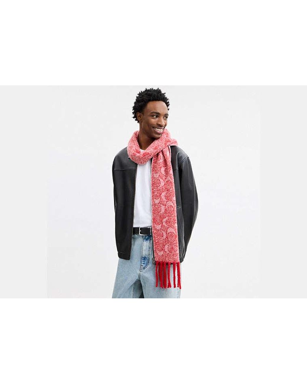 COACH Black Signature Muffler
