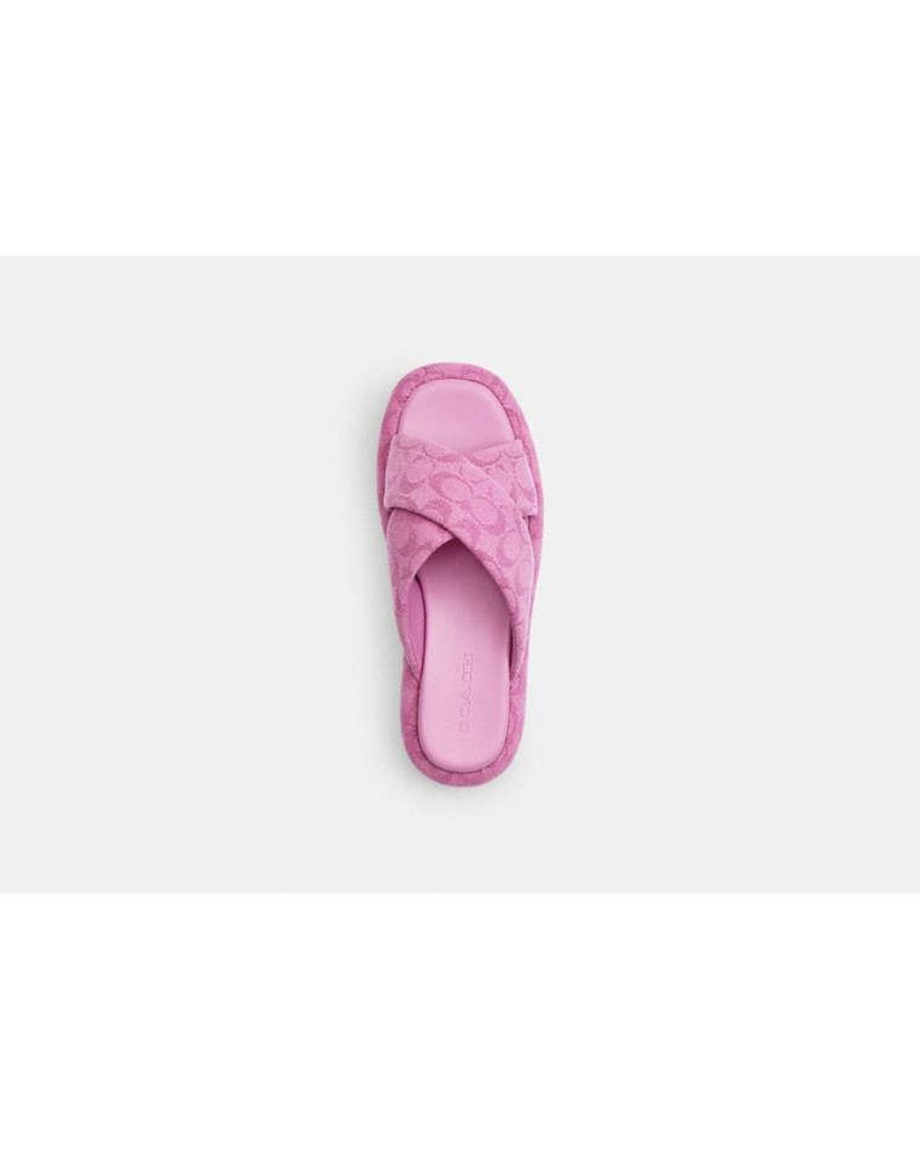 COACH Black Penelope Signature C Sandal