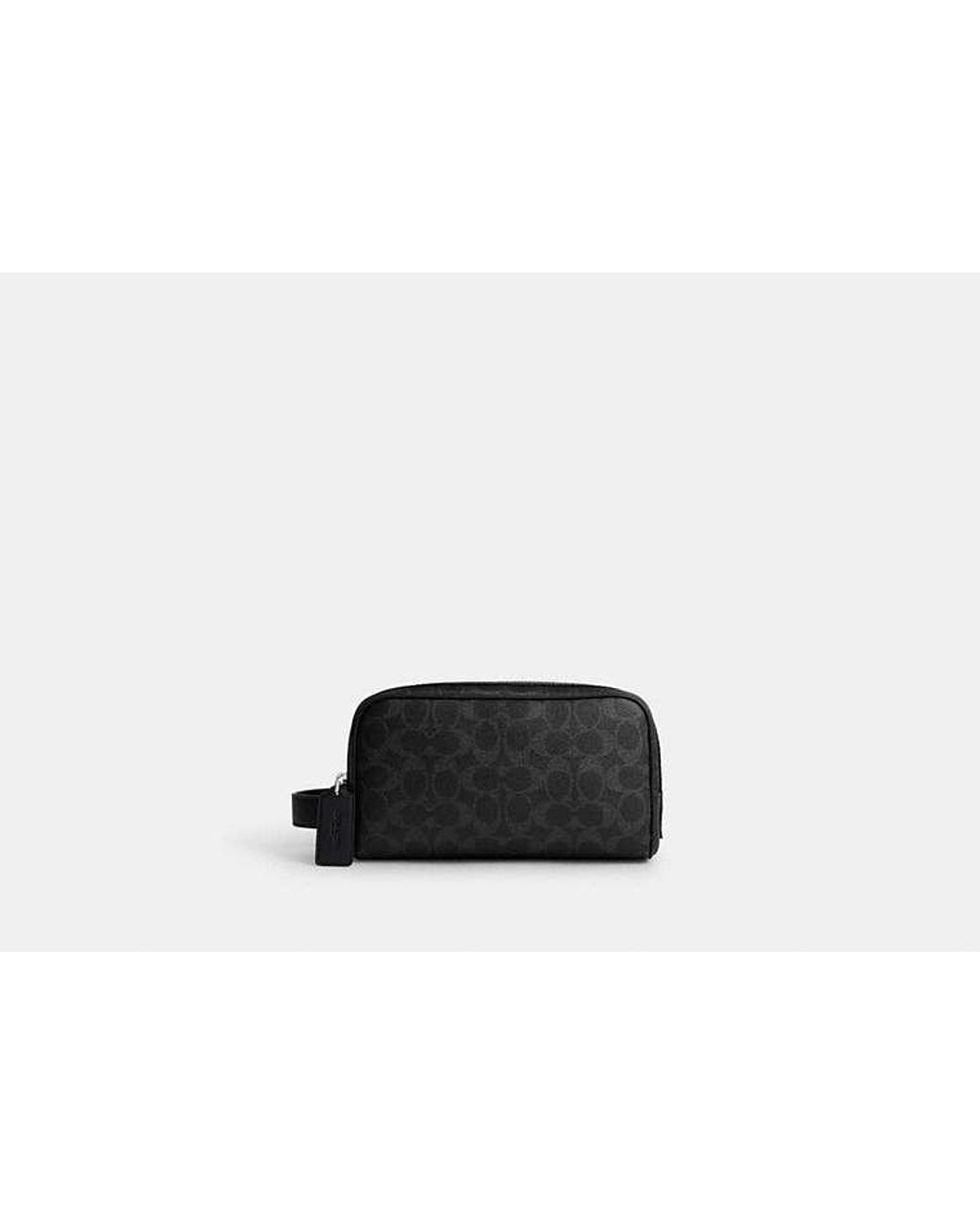 COACH Black Small Travel Kit for men
