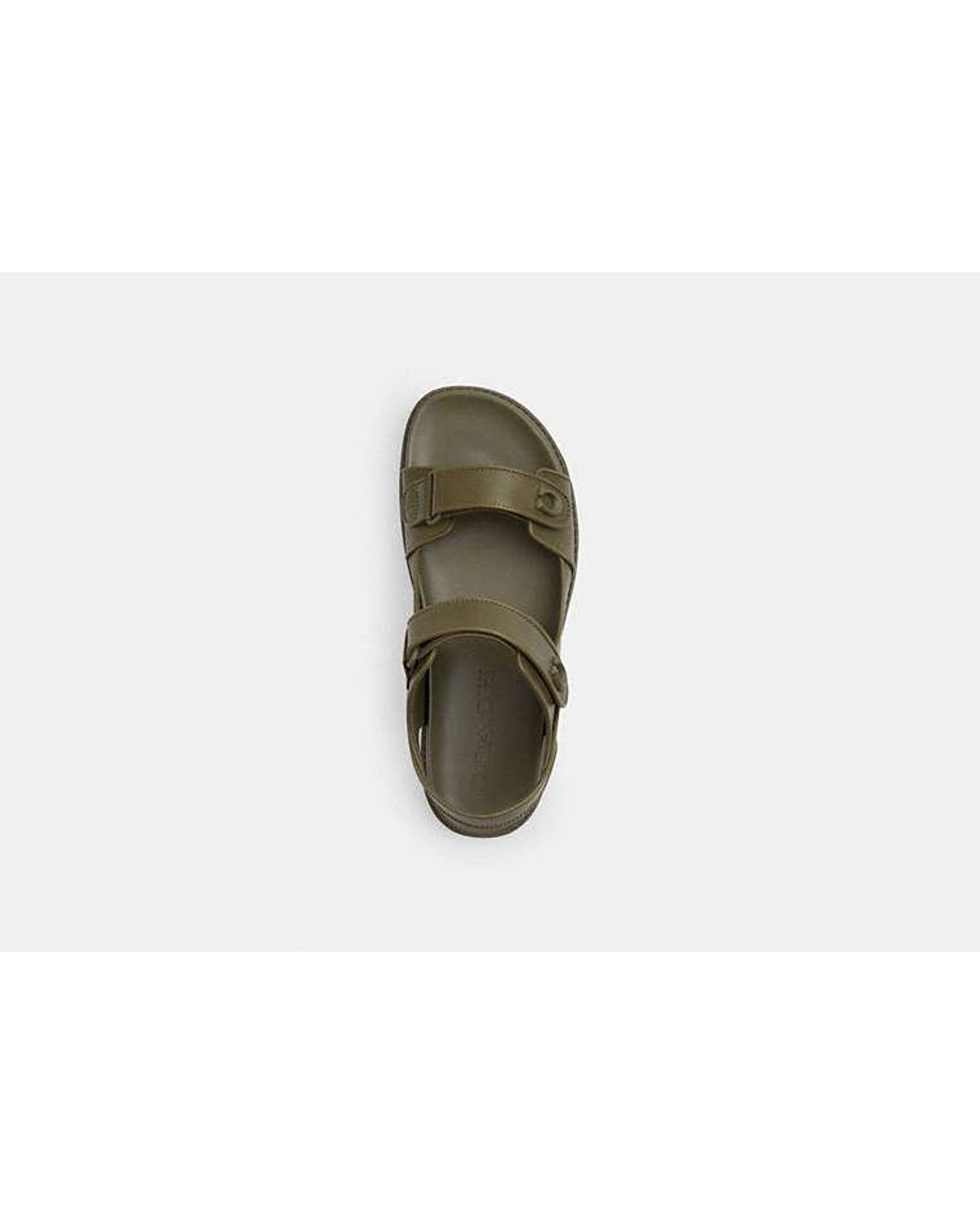 Sandale Plateforme En Pour Hommes, Taille COACH pour homme en coloris Black