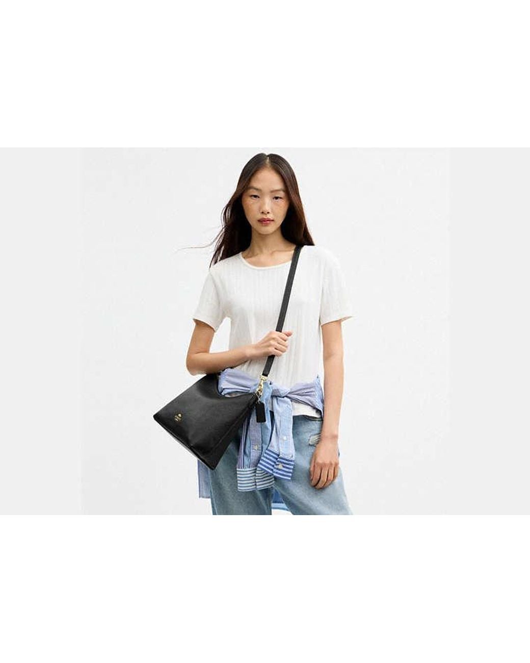 COACH Black Laurel Shoulder Bag