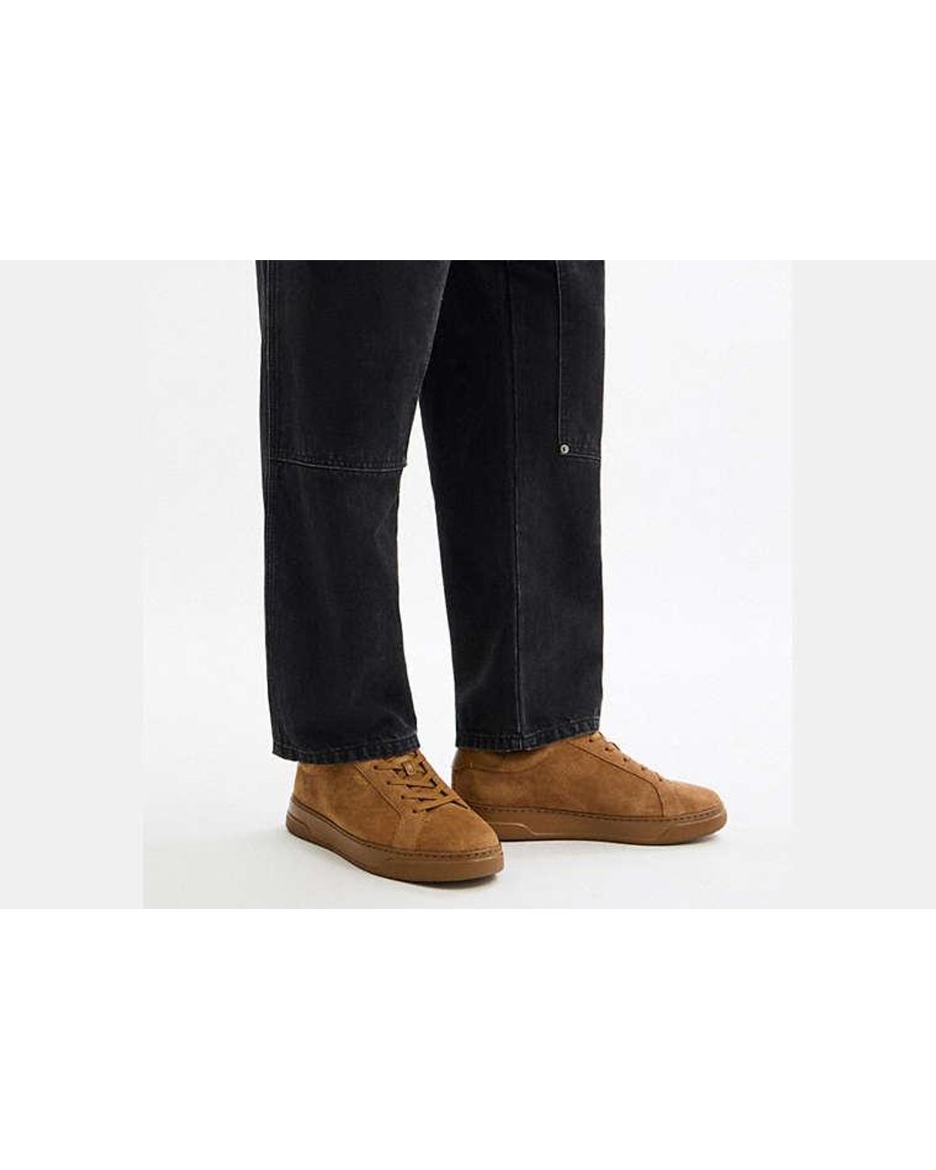 COACH Brown High Line Sneaker for men