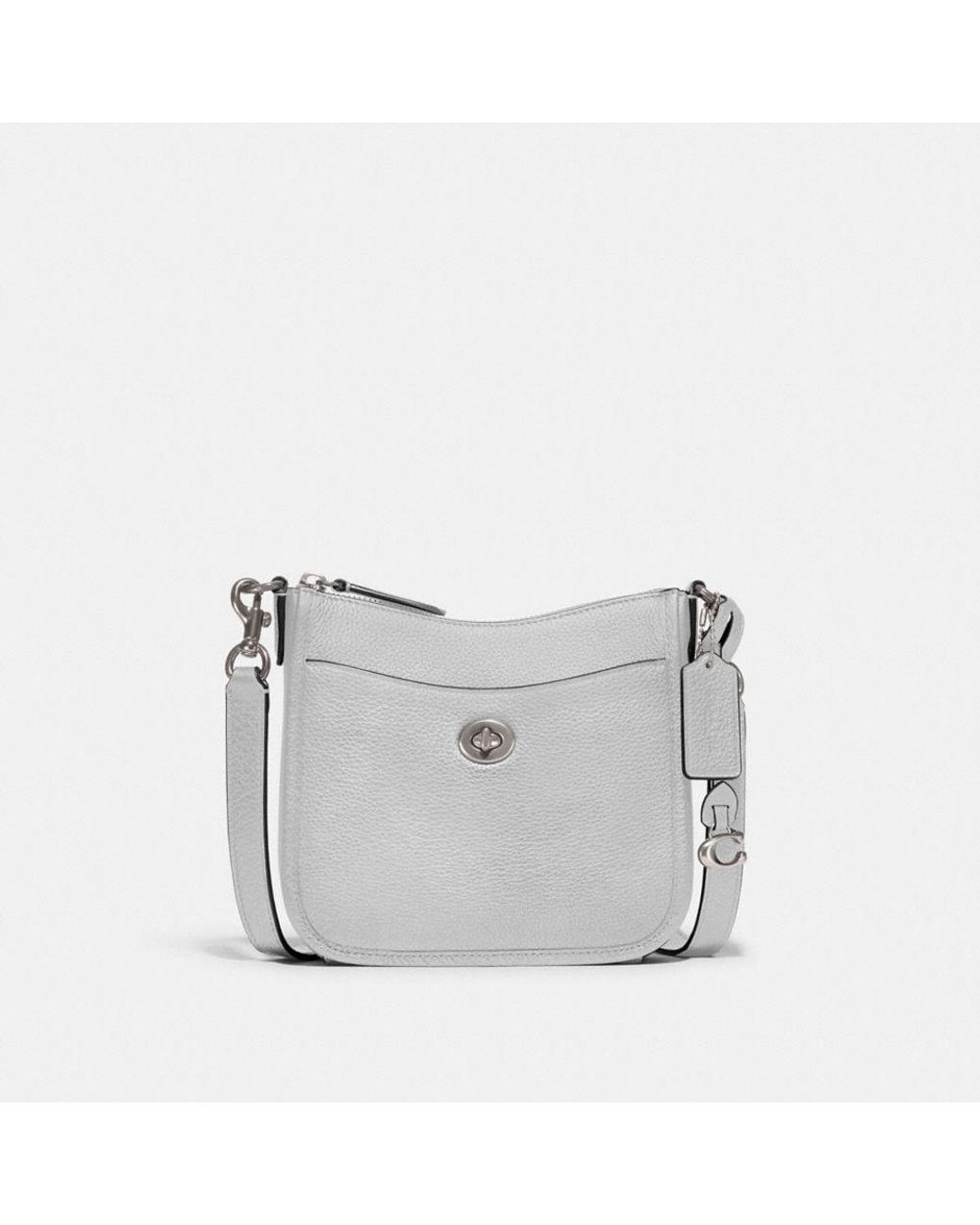 COACH Chaise Crossbody 19 in Gray Lyst