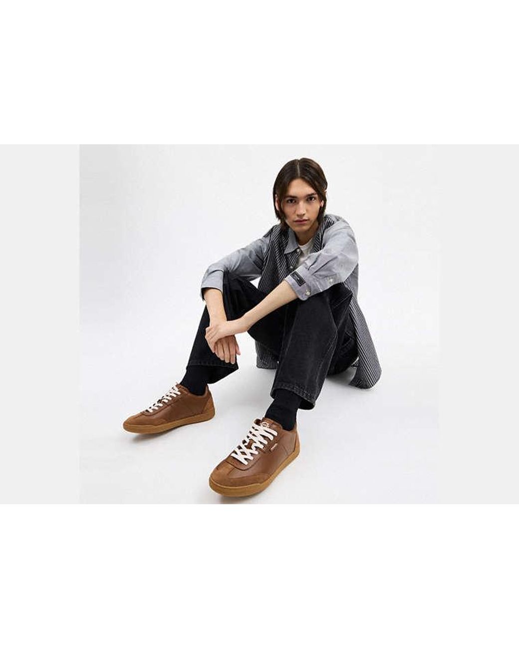 COACH Brown Brady Sneaker for men