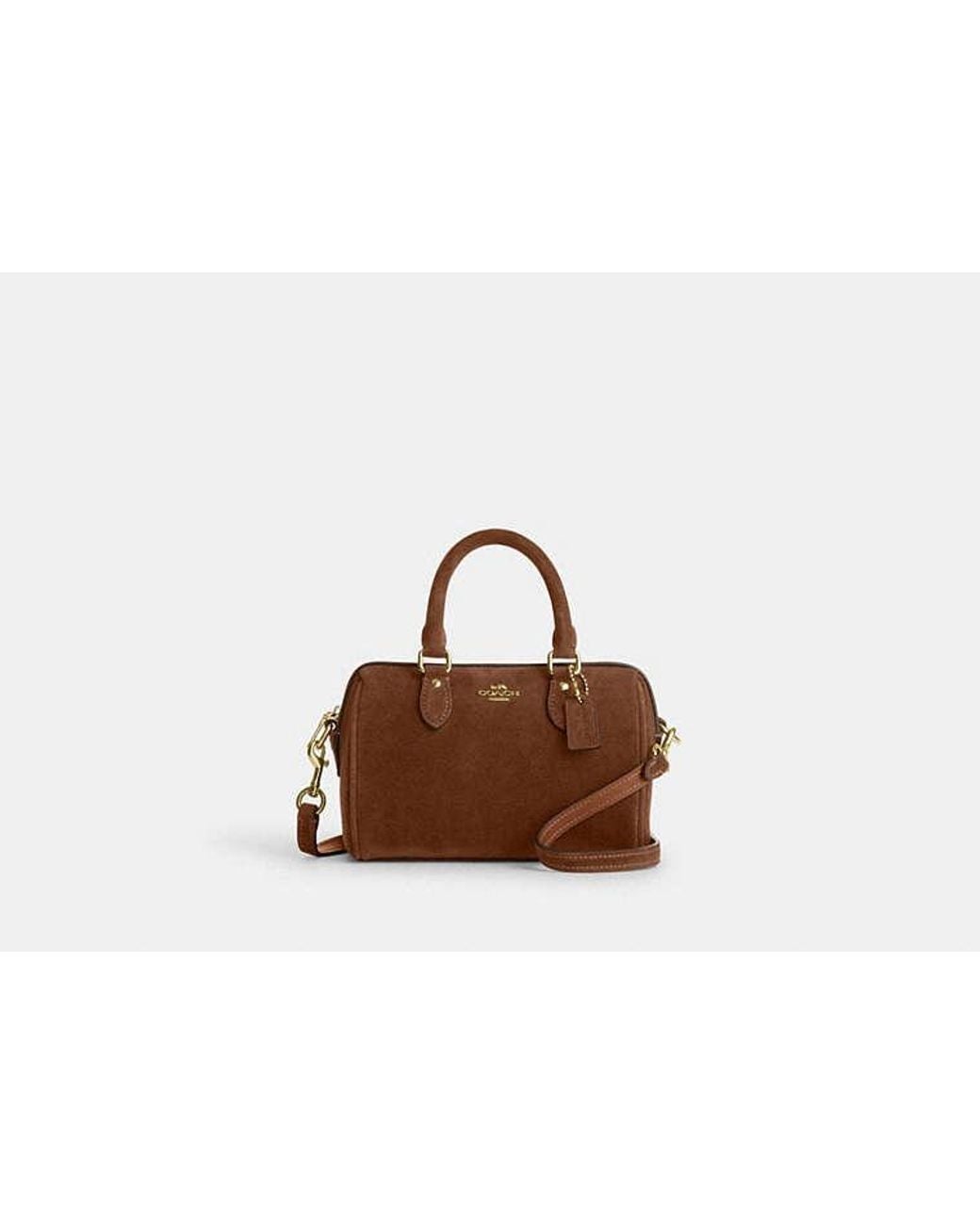 COACH Black Mini Rowan Crossbody Bag
