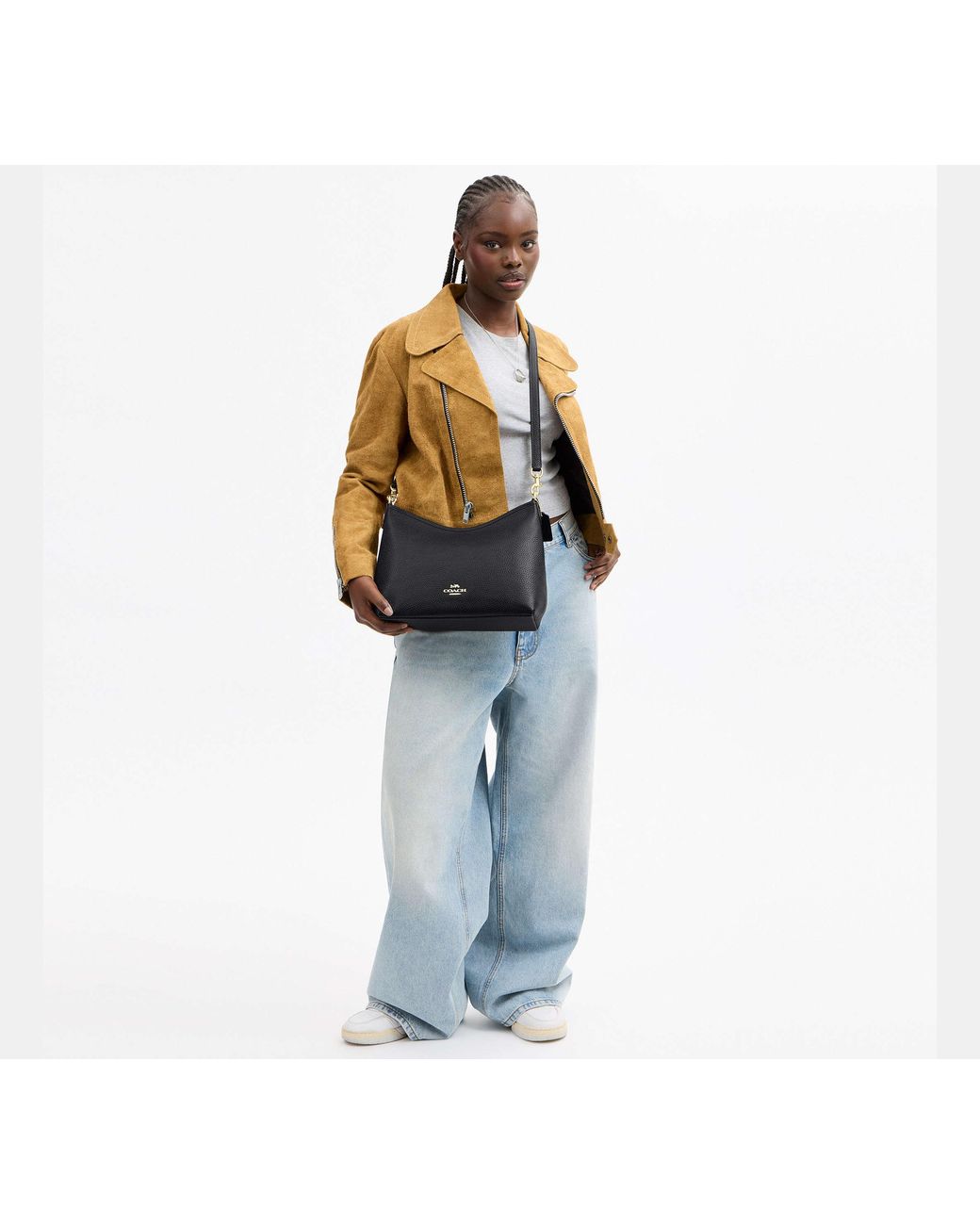 Borsa A Spalla Laurel di COACH in Black