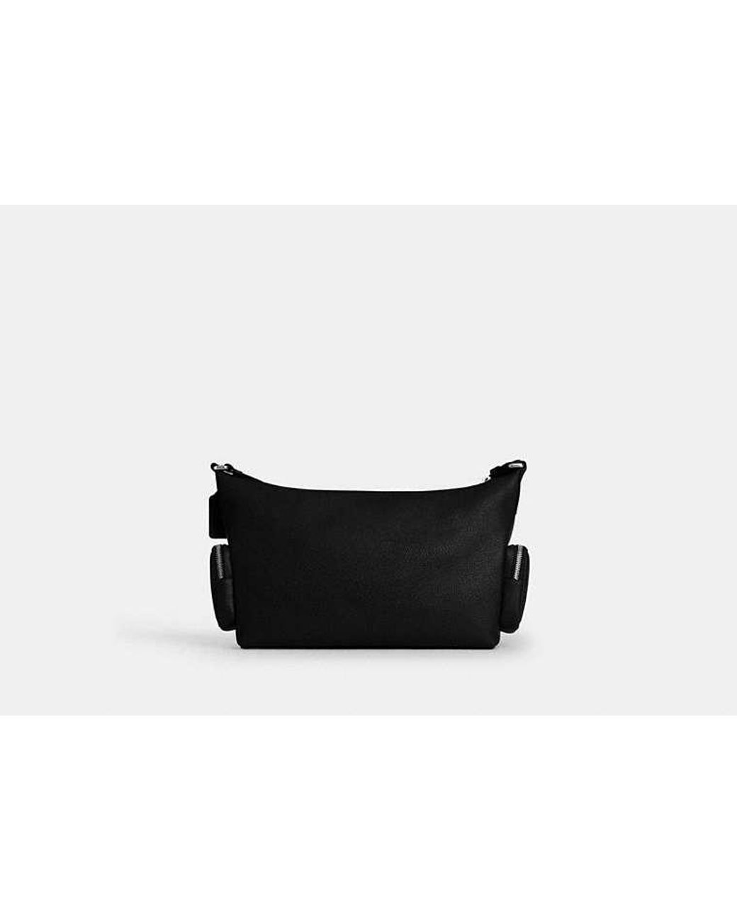 COACH Black Finn Crossbody Bag With Pockets for men