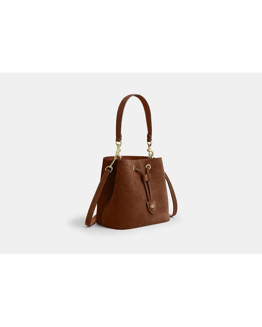 COACH Black Rowan Bucket Bag