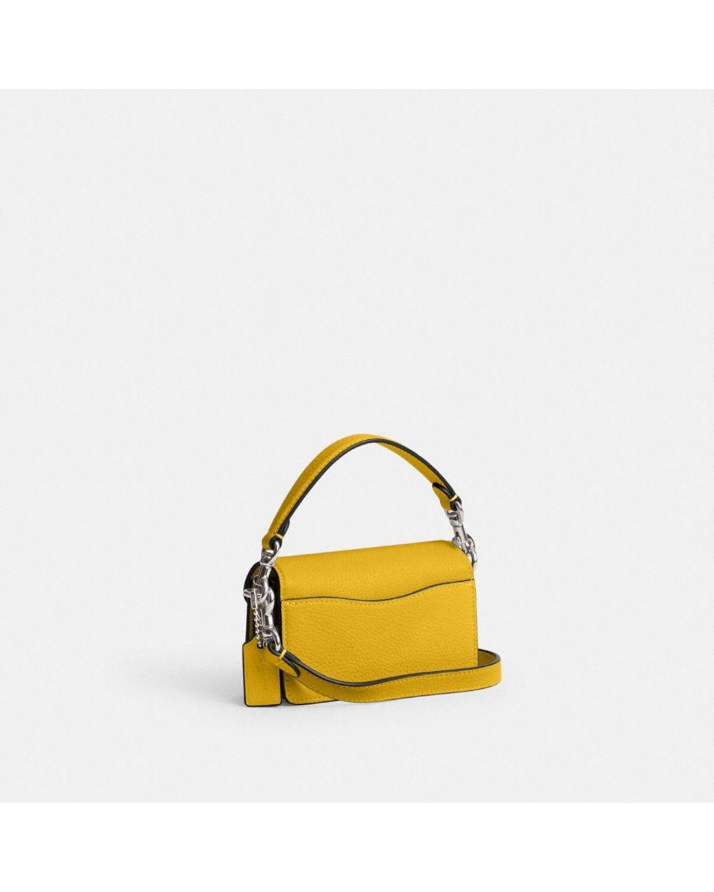 COACH Tabby Bag 12 in Yellow | Lyst