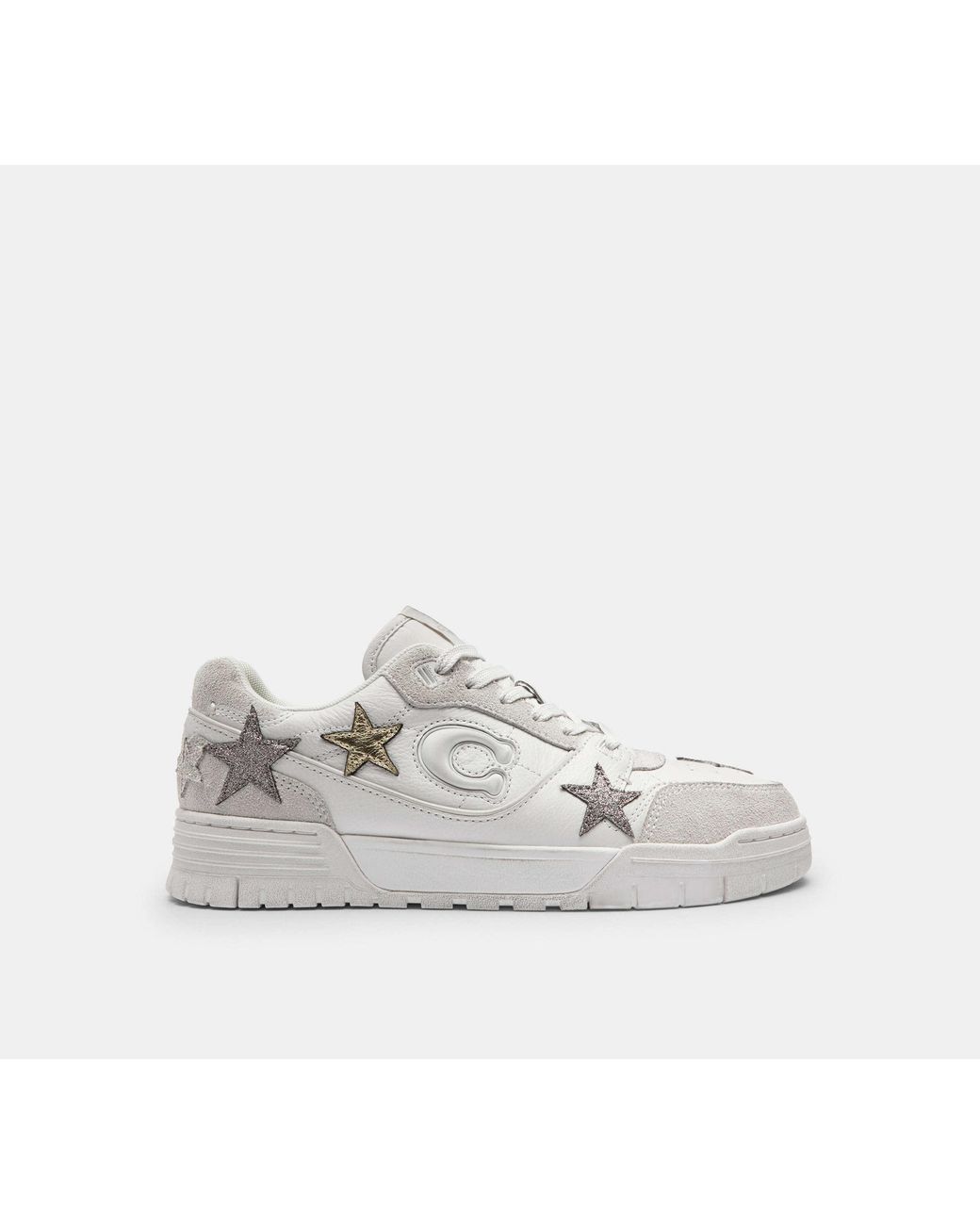 COACH Black Soho Sneaker With Stars