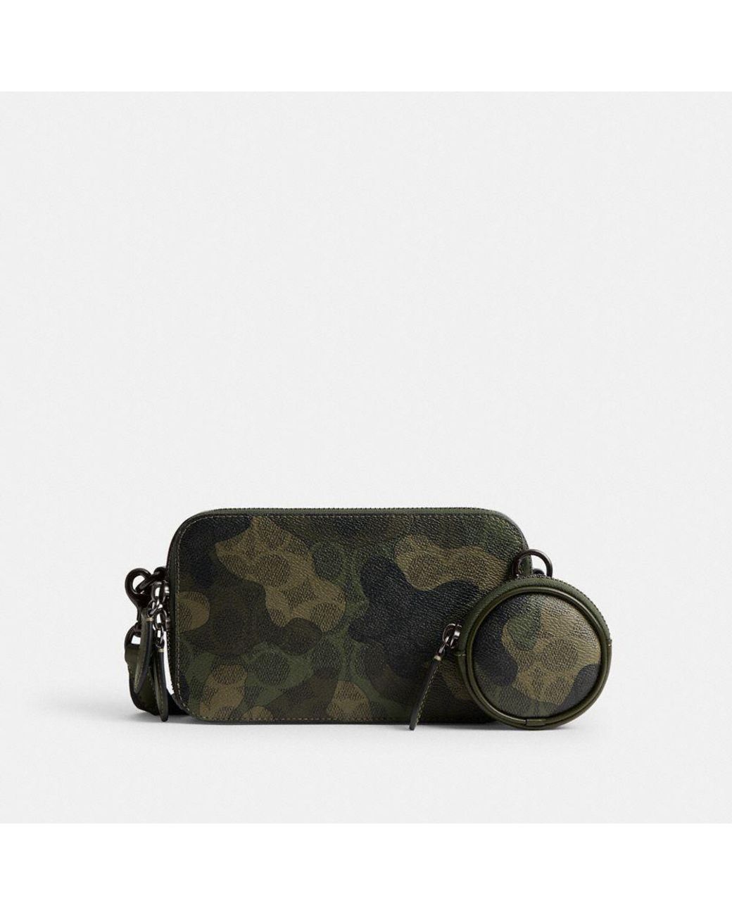 【オシャレ】COACH Charter Camo-Coated Messenger バッグ coach-Signature-Camo-Charter-