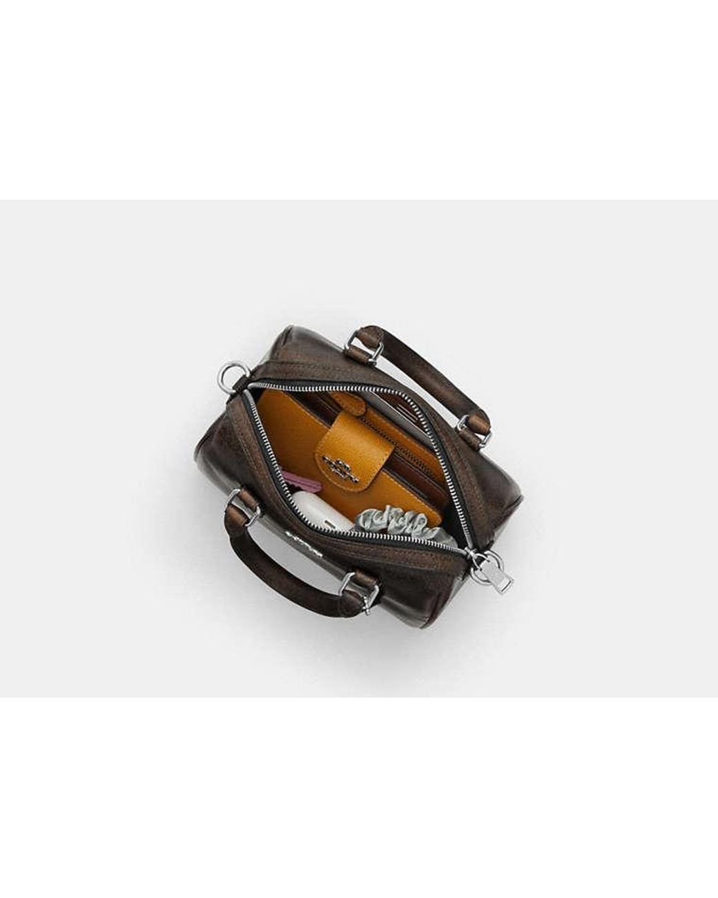 COACH Black Mini Rowan Crossbody Bag