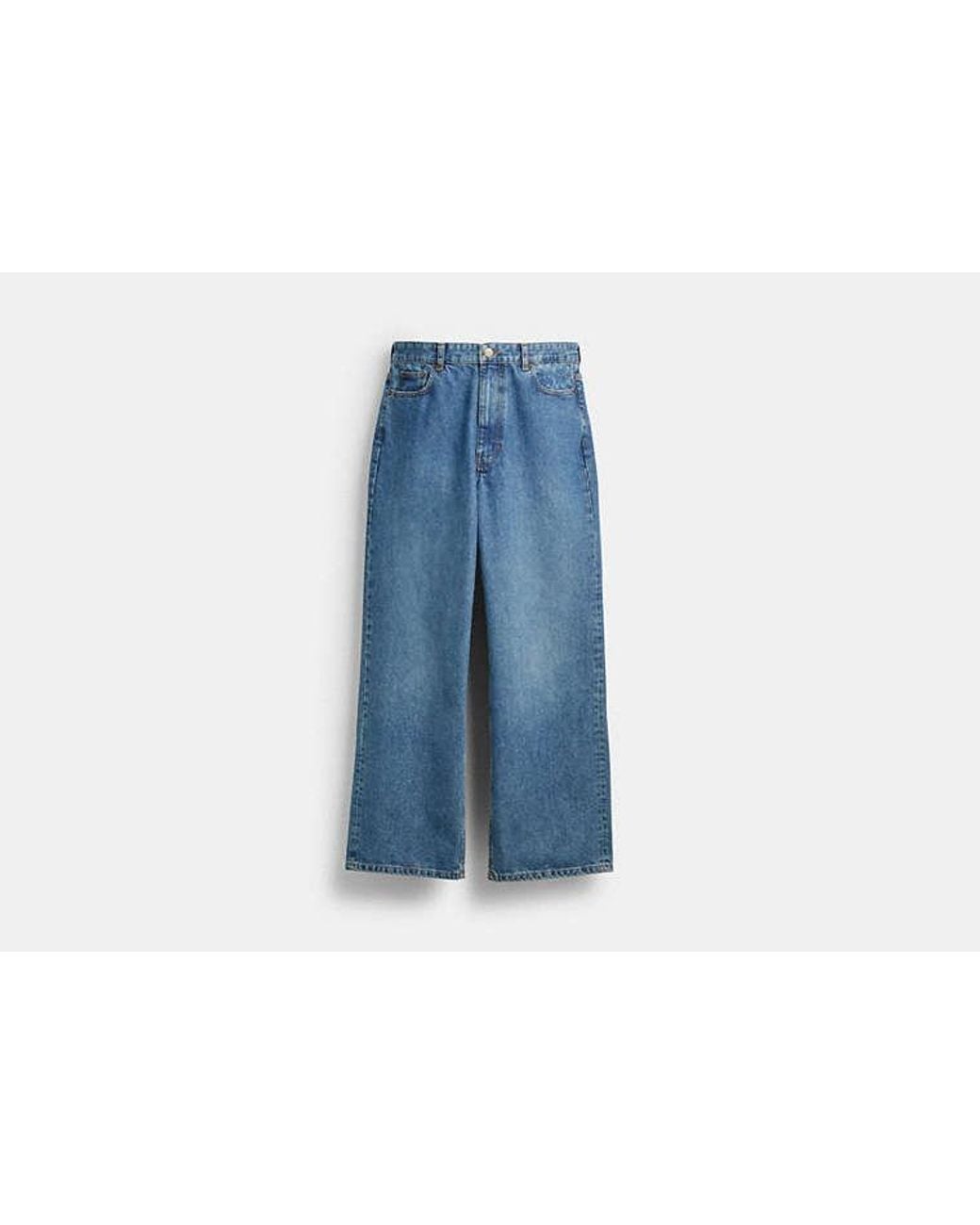 COACH Blue Baggy Denim Jeans for men