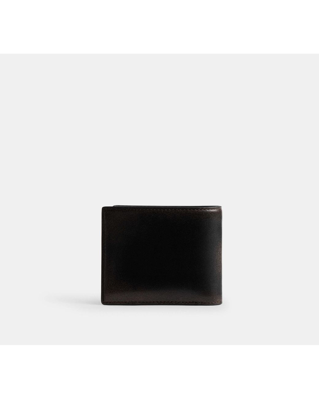 Portafoglio 3 di COACH in Black da Uomo