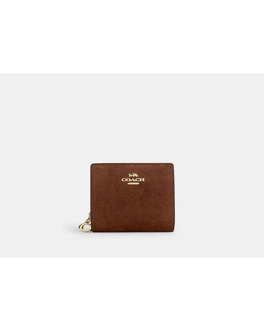 COACH Brown Snap Wallet