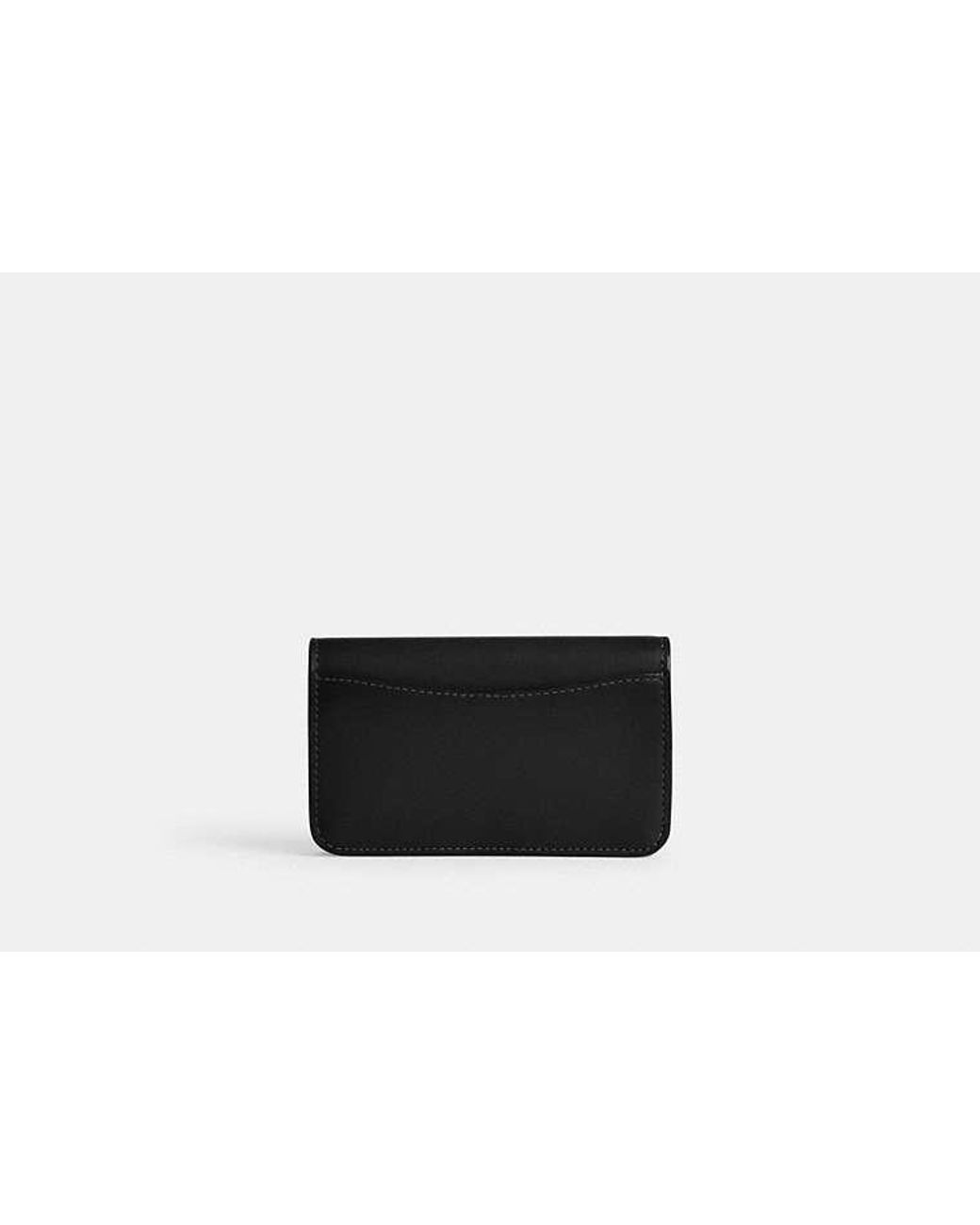 COACH Black Essential Schmales Kartenetui Für Frauen