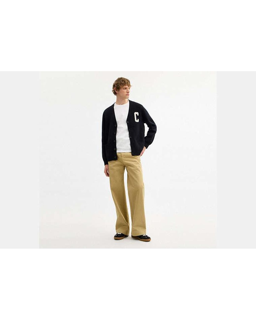 COACH Black Cardigan for men