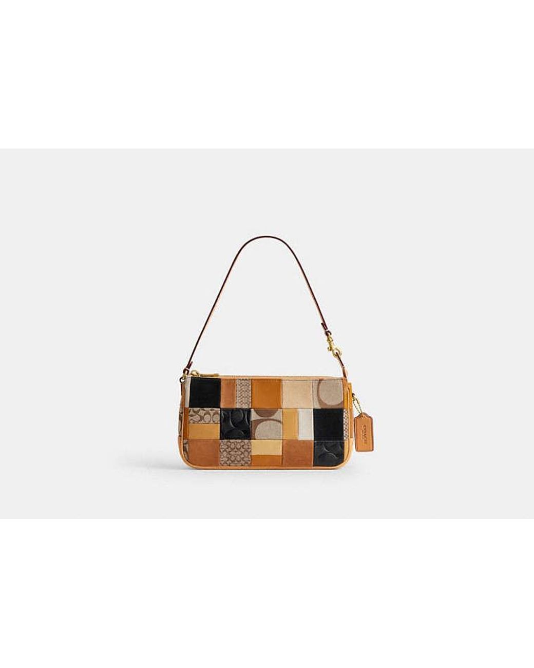 COACH Multicolor Plaza Bag 25 With Patchwork