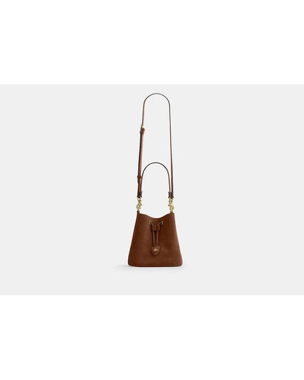 COACH Black Rowan Bucket Bag