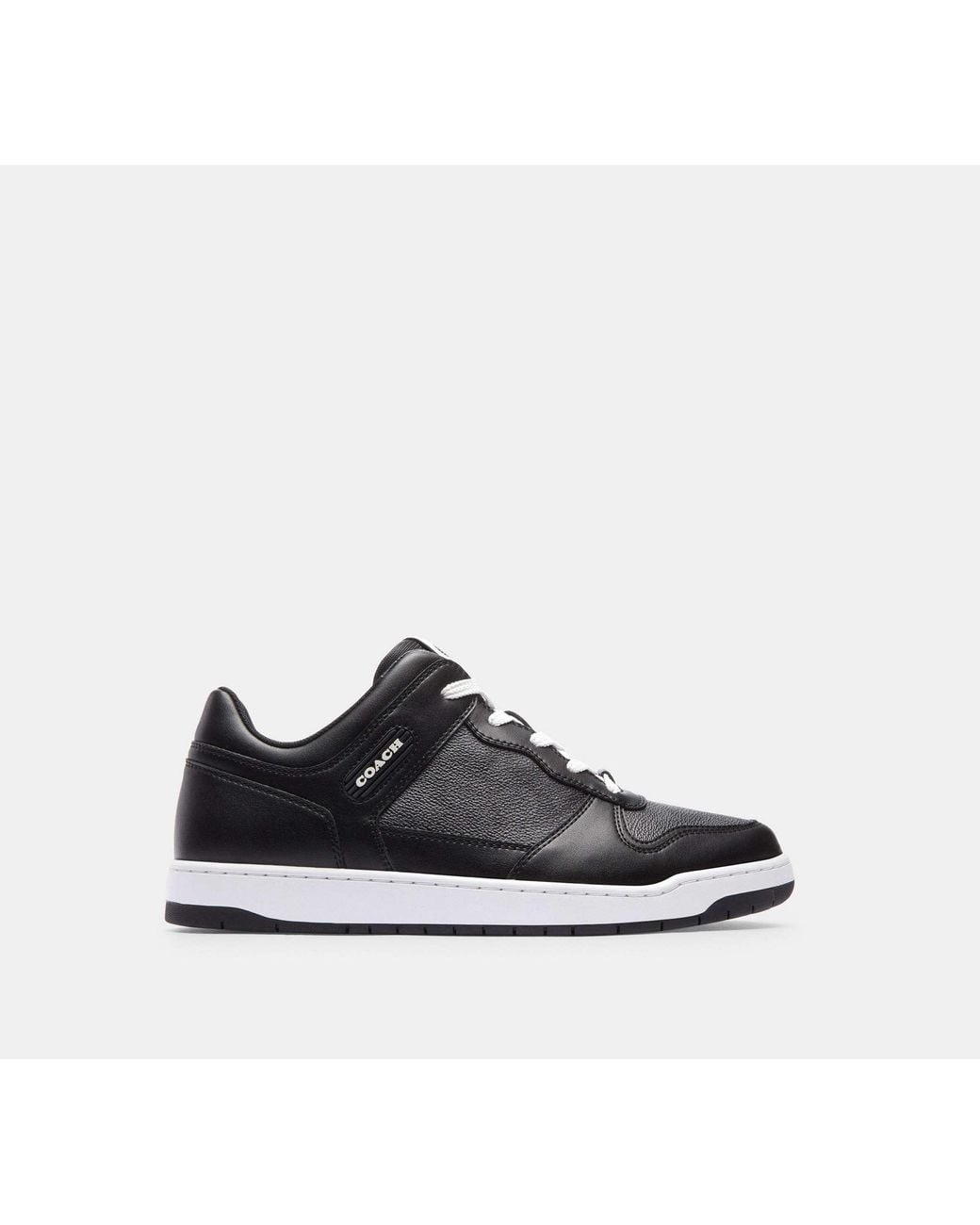 COACH Black C201 Sneaker In Signature Canvas for men