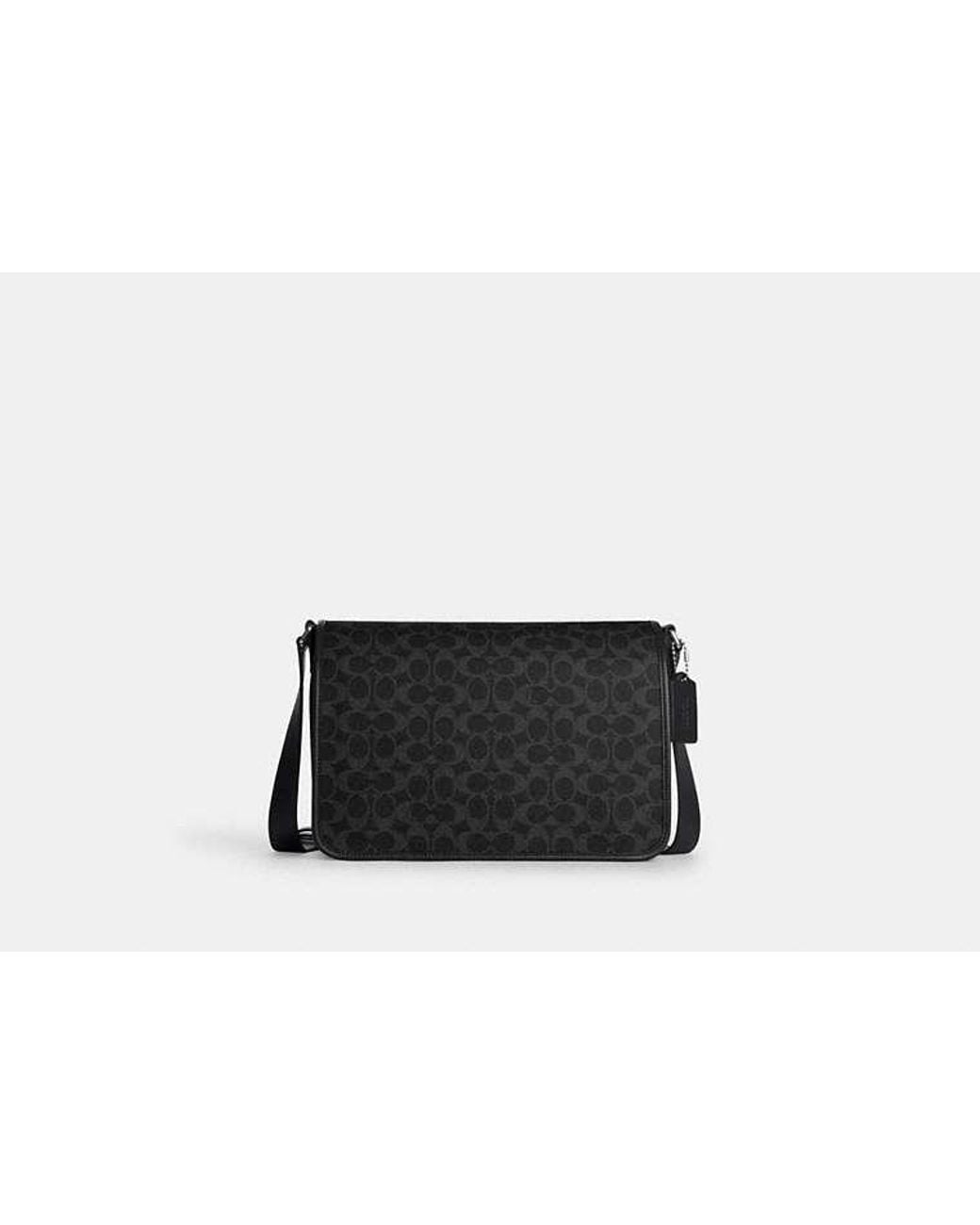 COACH Black Colby Messenger Bag 32 for men
