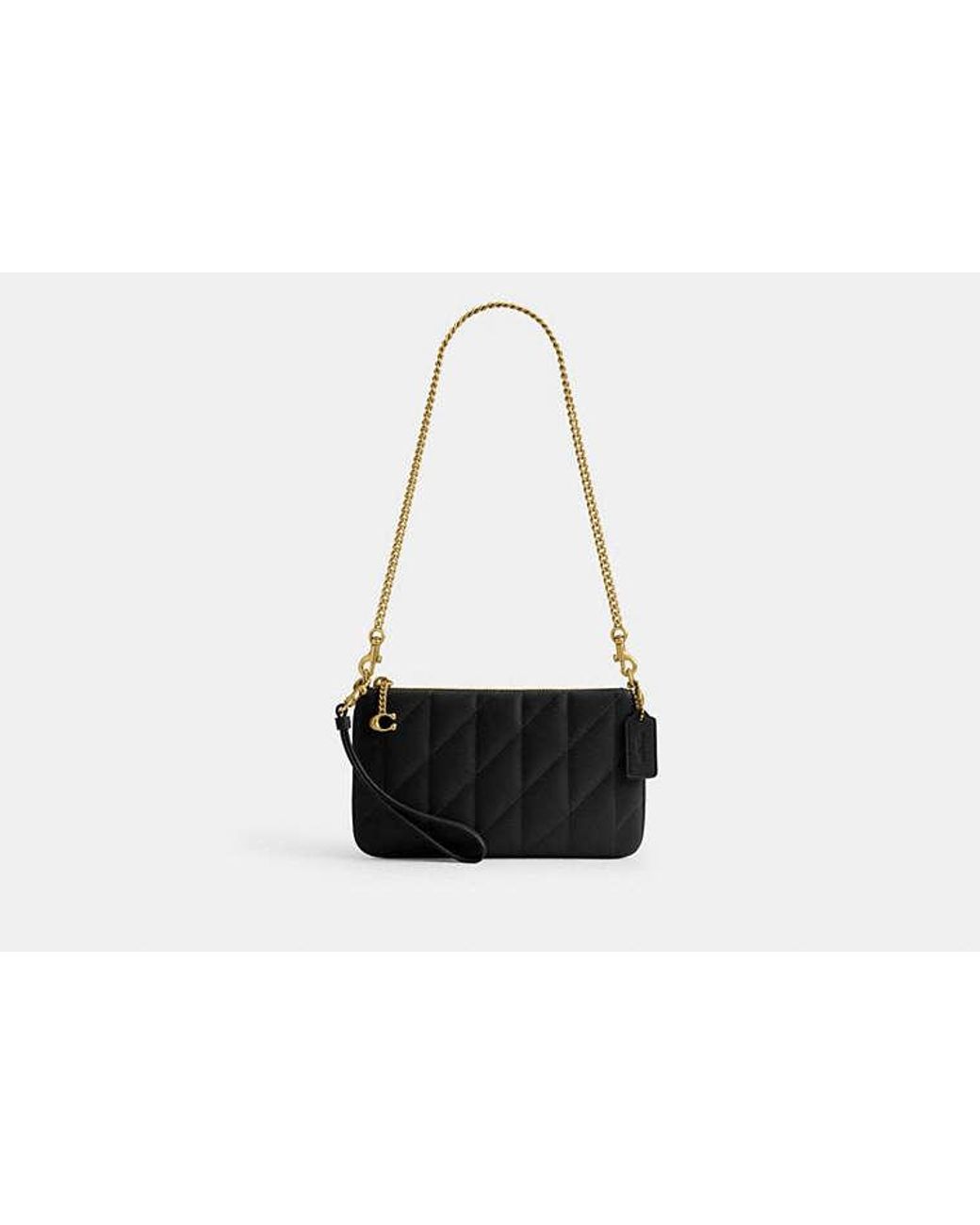 COACH Black Pouch Bag With Pillow Quilting