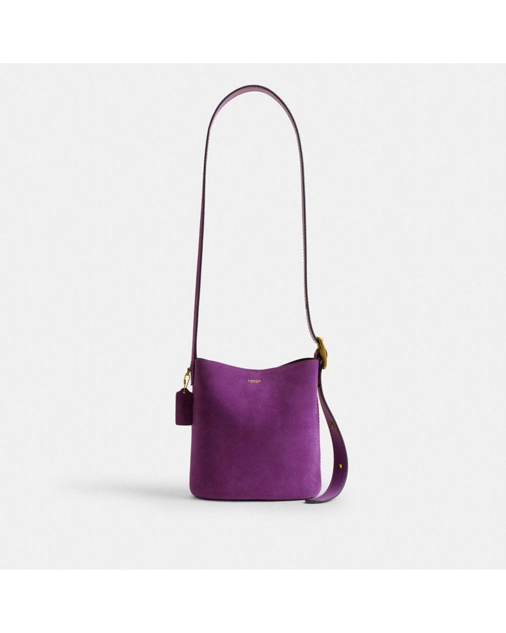 COACH Bleecker Bucket Bag 21 in Purple | Lyst