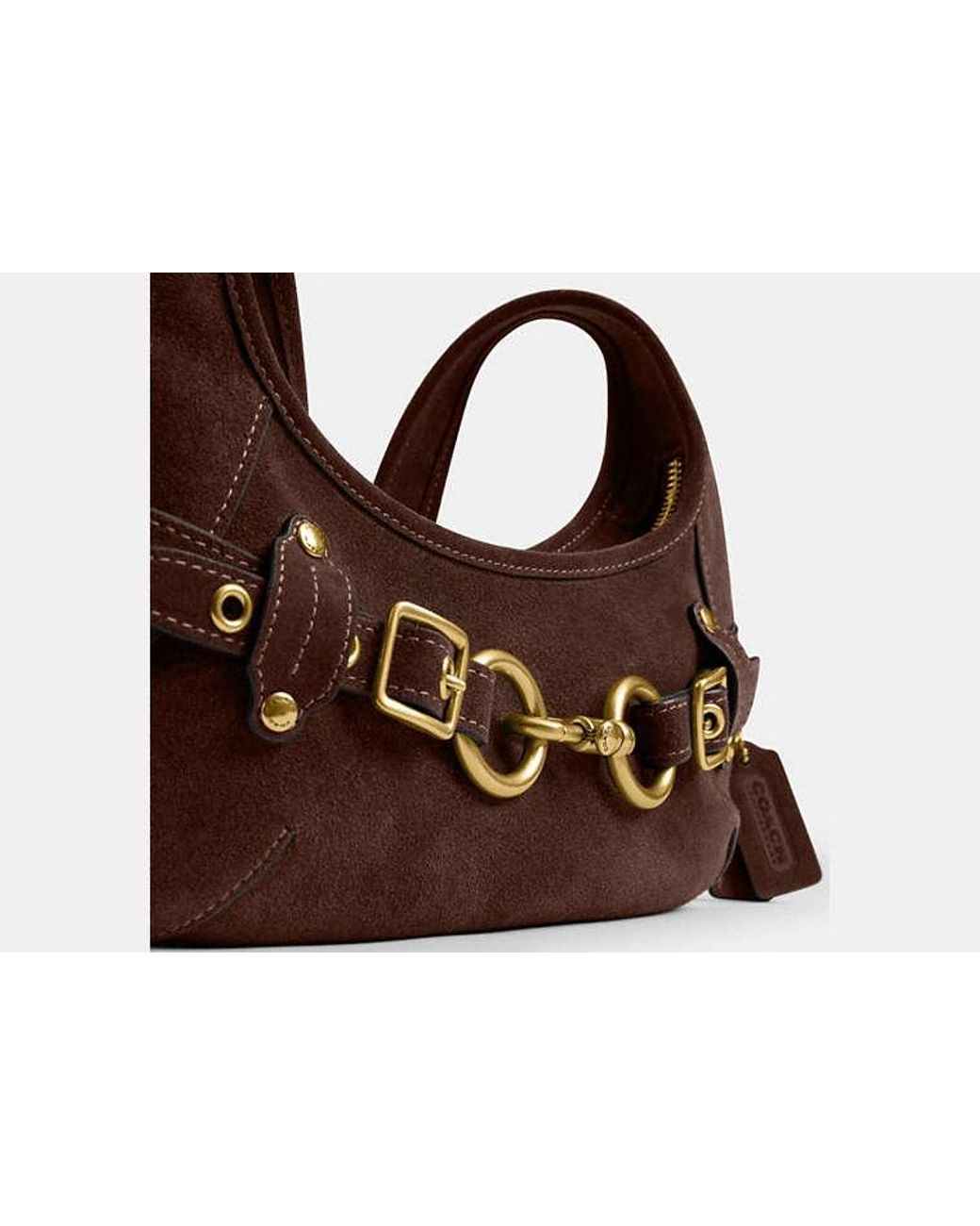 COACH Black Belted Ergo Shoulder Bag 26