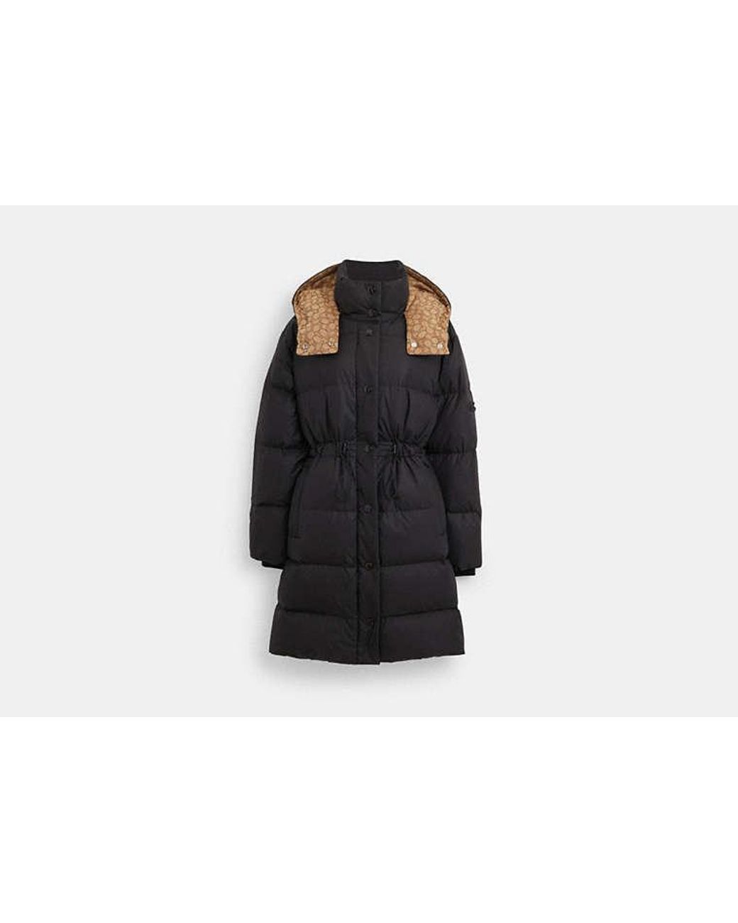 Signature hooded hotsell down puffer coat