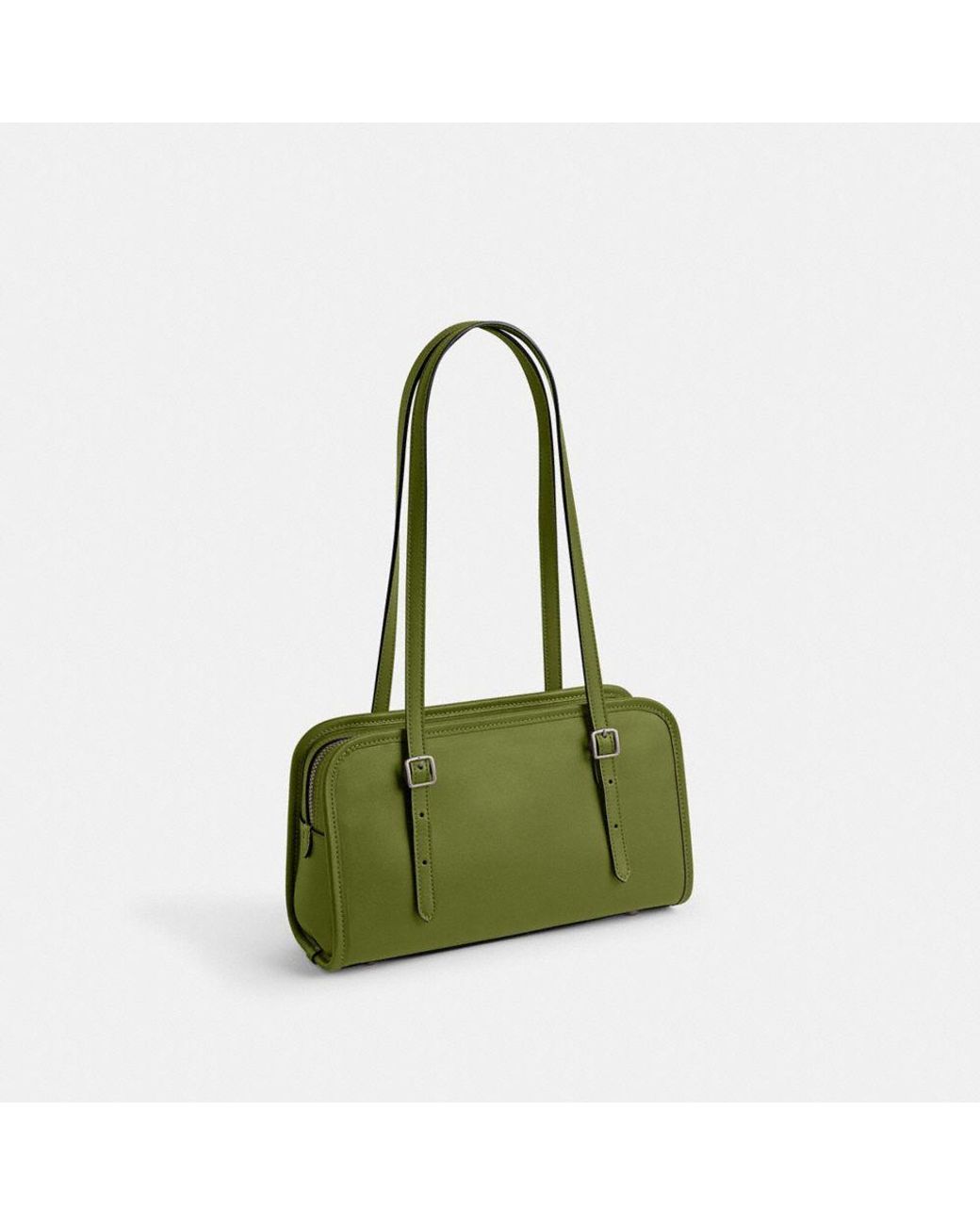 COACH Swing Zip Bag in Green | Lyst