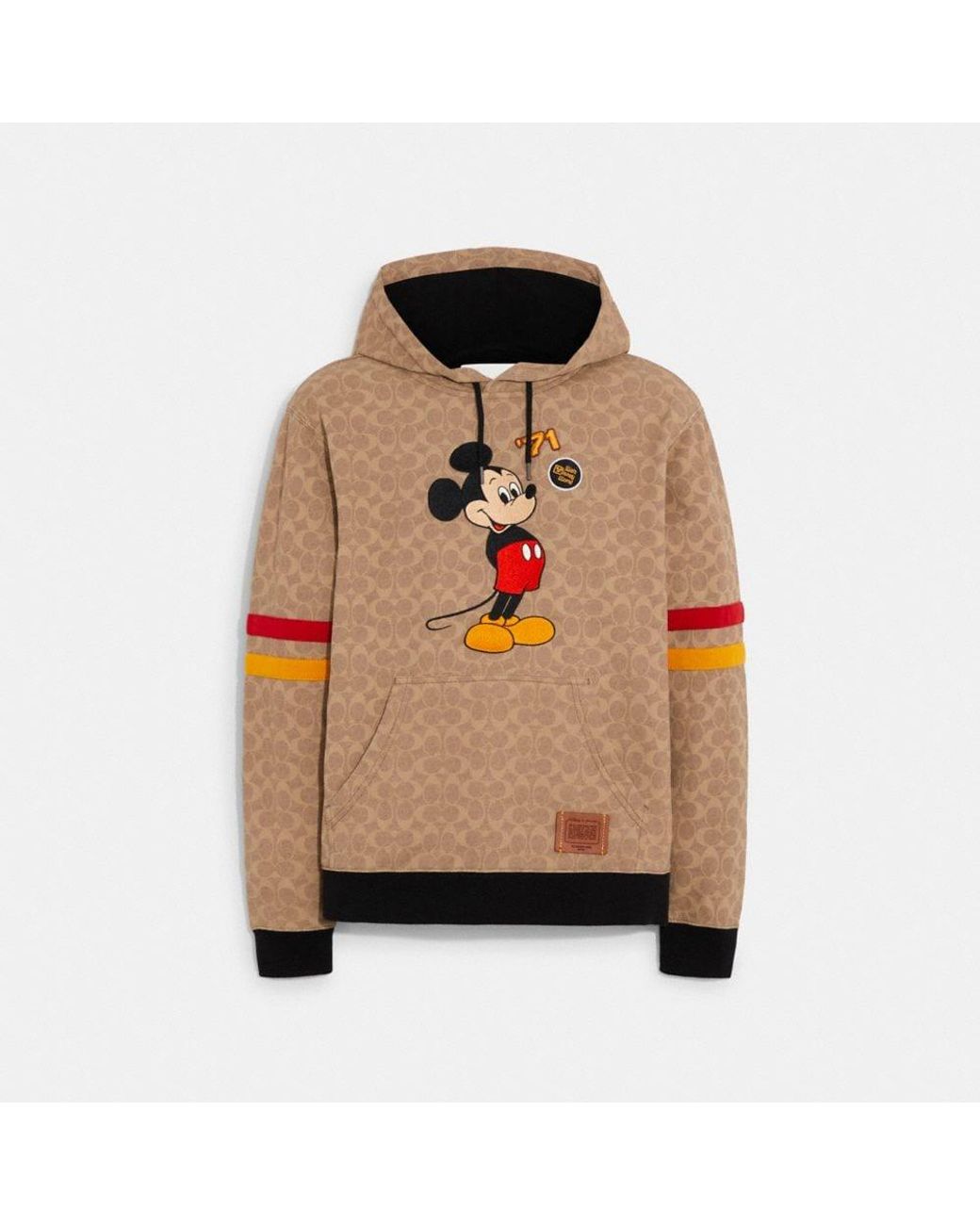 dormir loto comedia Sudadera con capucha de firma de Disney de Mickey Mouse en algodón orgánico  COACH de hombre | Lyst