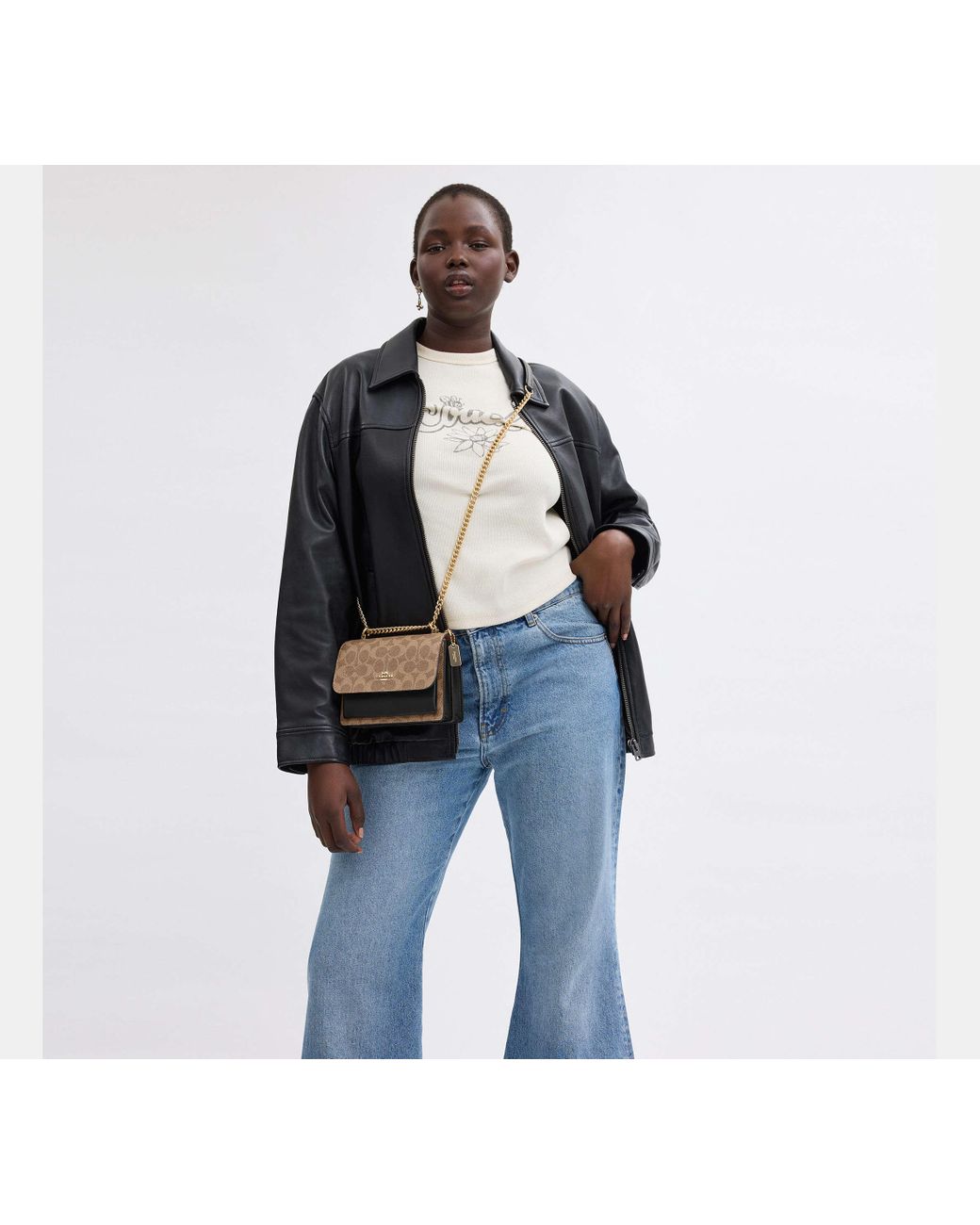 Mini Klare Tracolla di COACH in Black