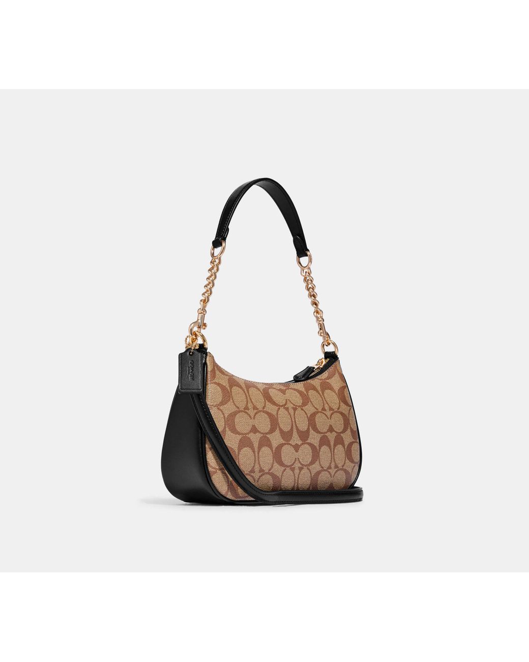Coach signature shop shoulder bag