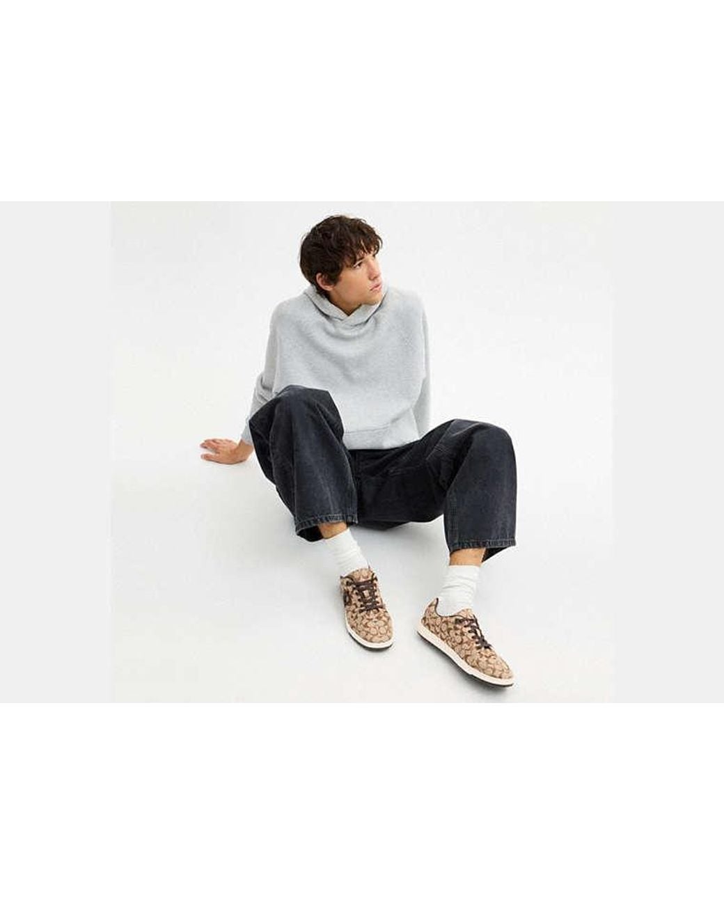 COACH Black Soft Soho Sneaker for men
