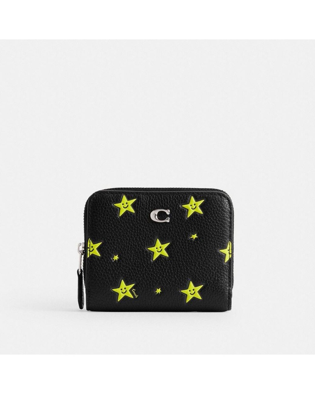 COACH Cosmic Billfold Wallet With Star Print in Black Lyst
