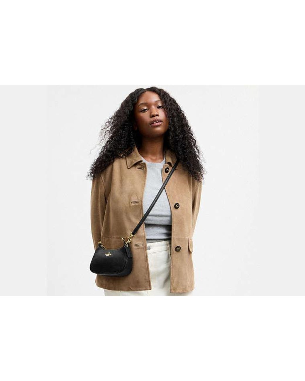 COACH Black Teri Mini Crossbody Bag