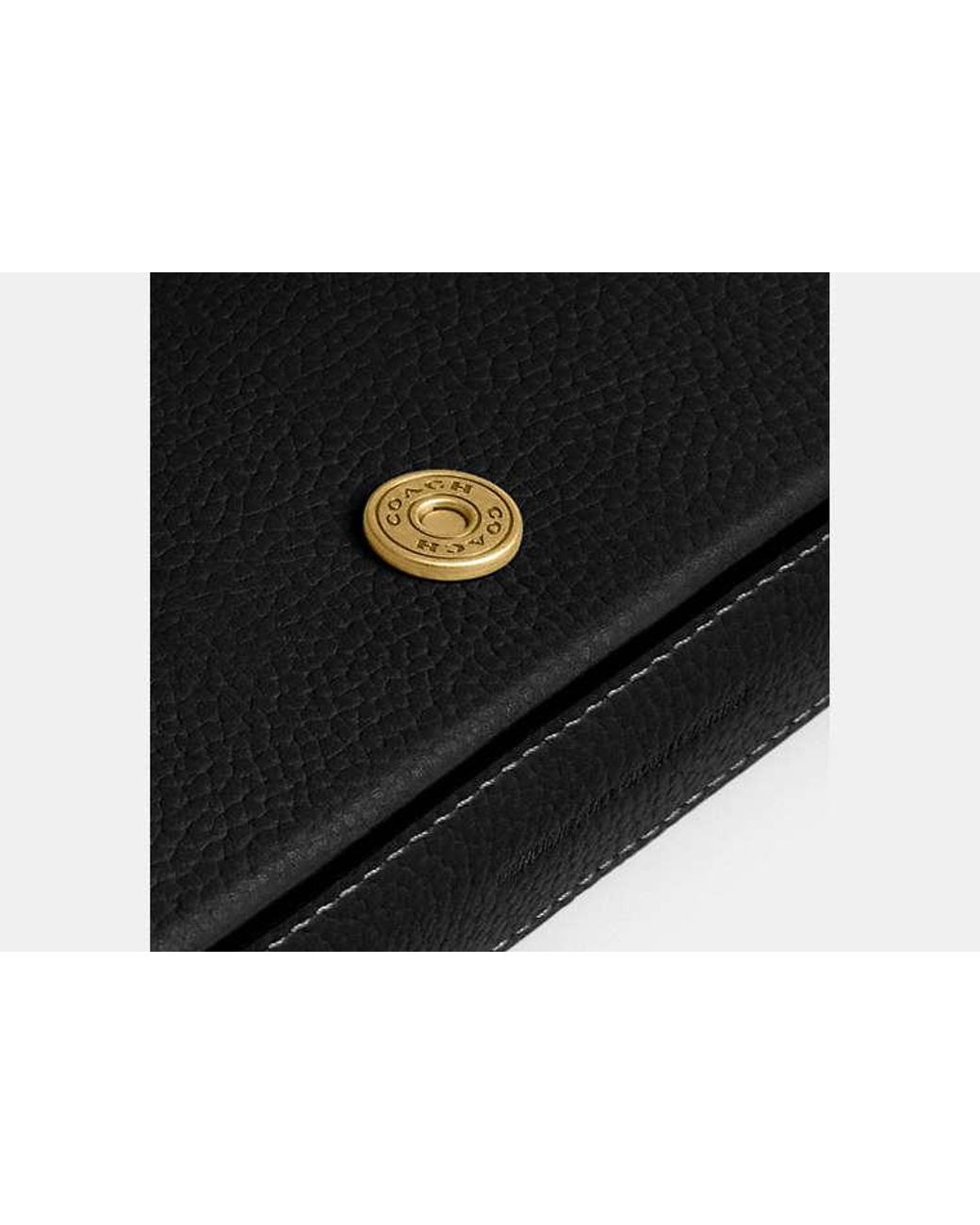 COACH Black Mila Crossbody Bag With Signature Canvas