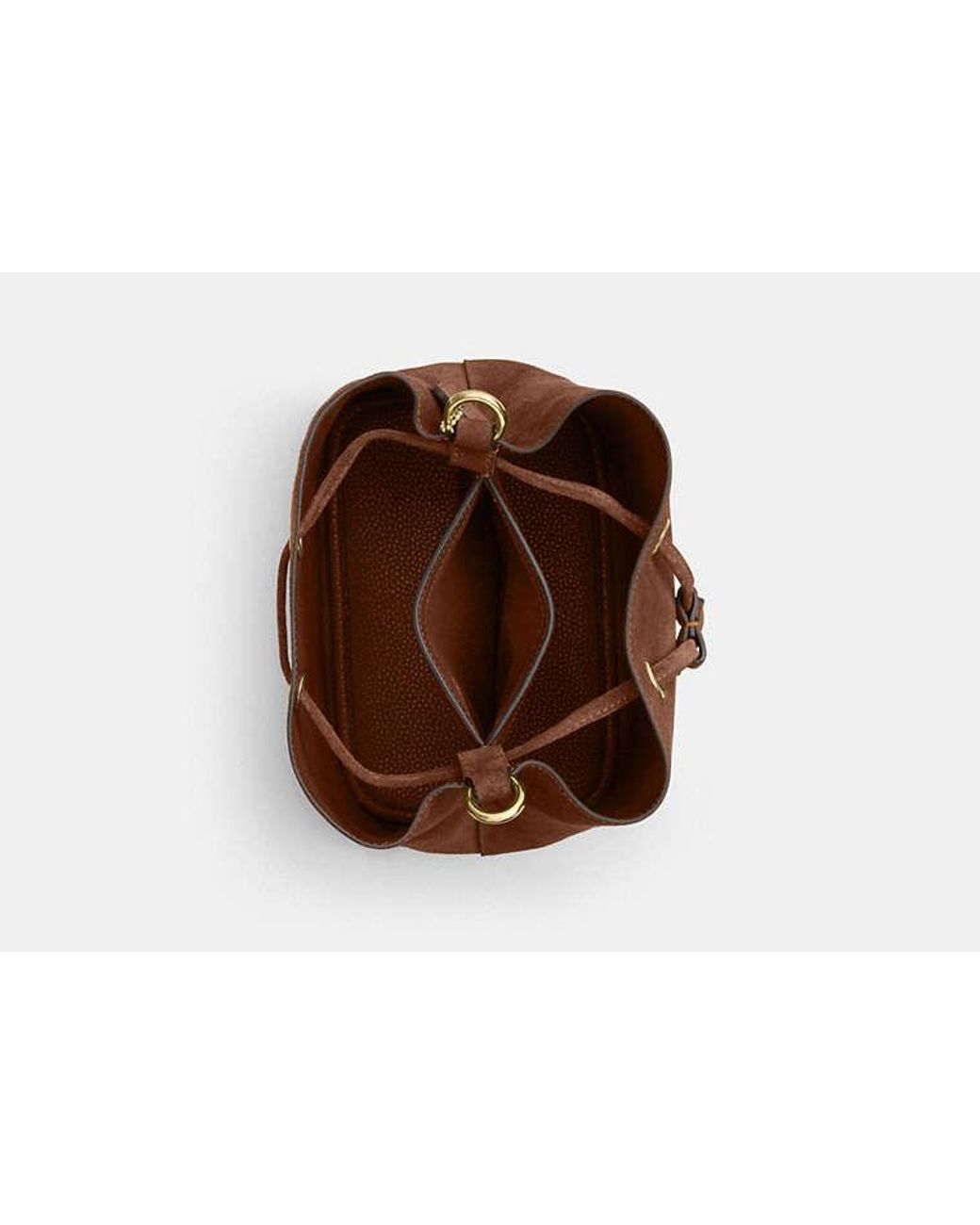 COACH Black Rowan Bucket Bag